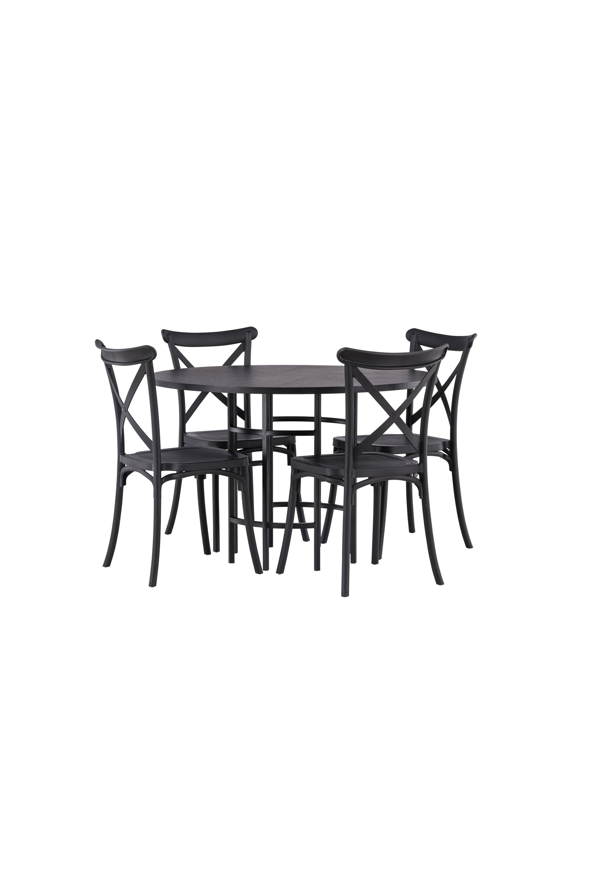 Matgrupp Copenhagen med 4st matstolar Crosett-GR Dining Set-Venture Home-peaceofhome.se