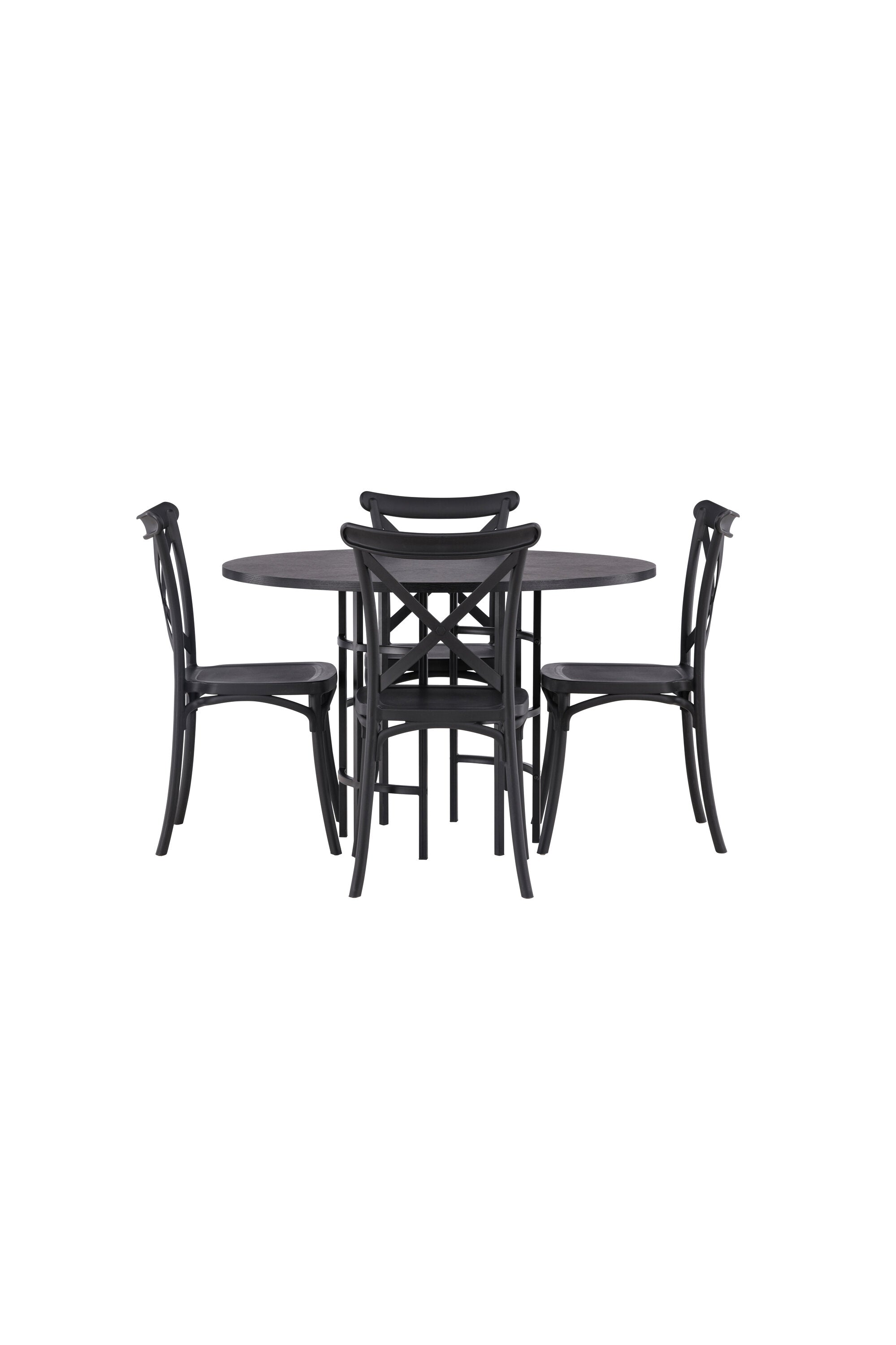 Matgrupp Copenhagen med 4st matstolar Crosett-GR Dining Set-Venture Home-peaceofhome.se