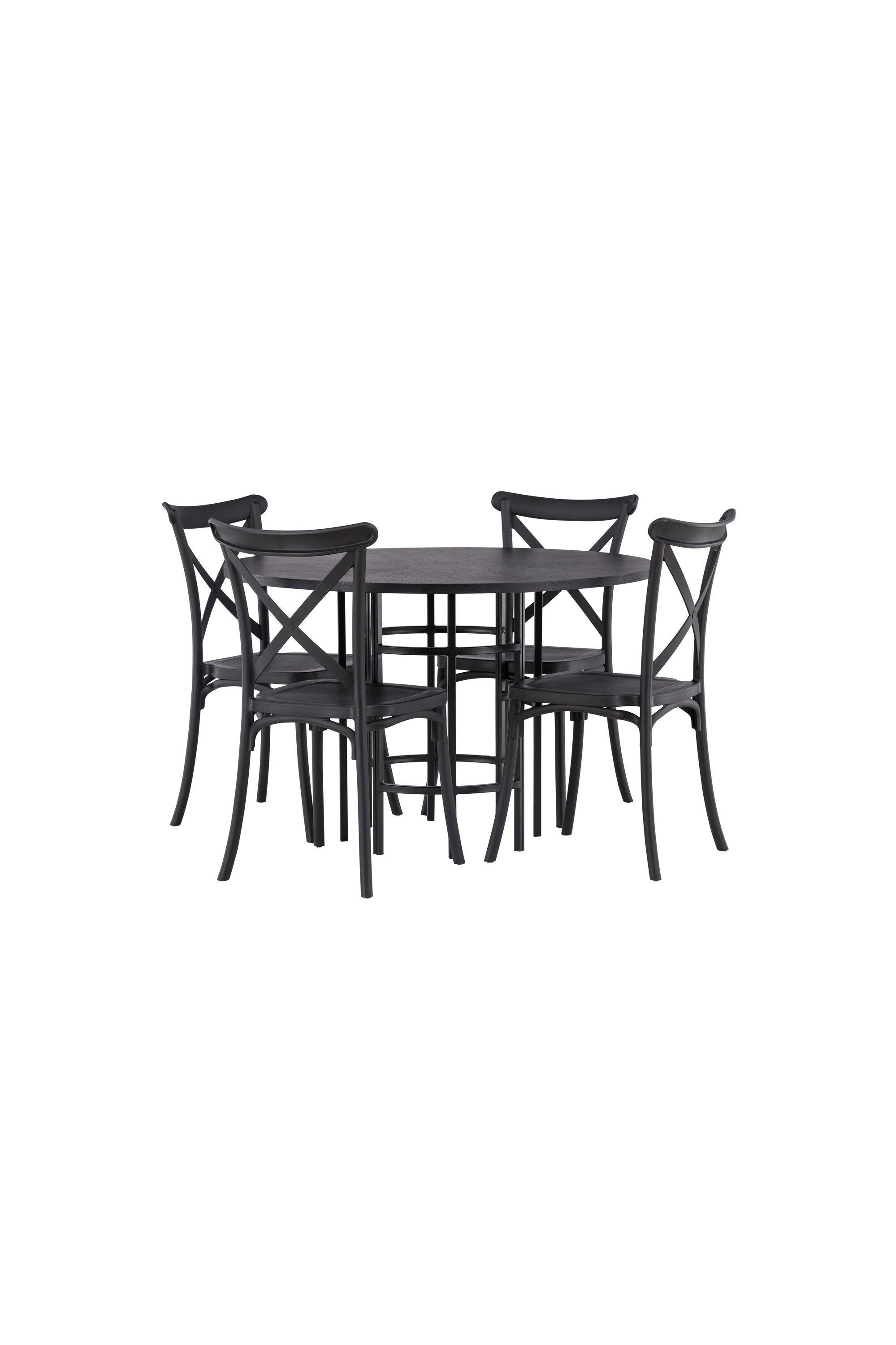 Matgrupp Copenhagen med 4st matstolar Crosett-GR Dining Set-Venture Home-peaceofhome.se