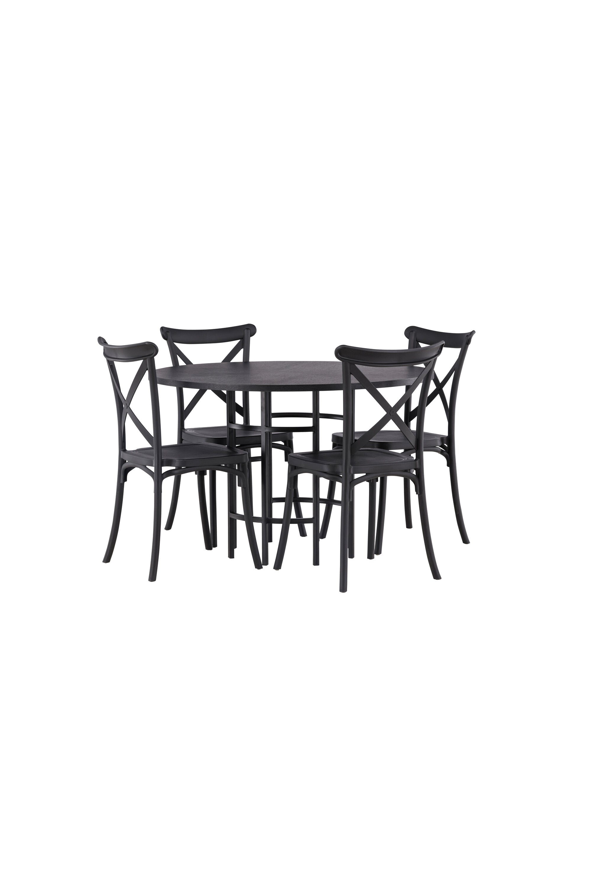 Matgrupp Copenhagen med 4st matstolar Crosett-GR Dining Set-Venture Home-peaceofhome.se