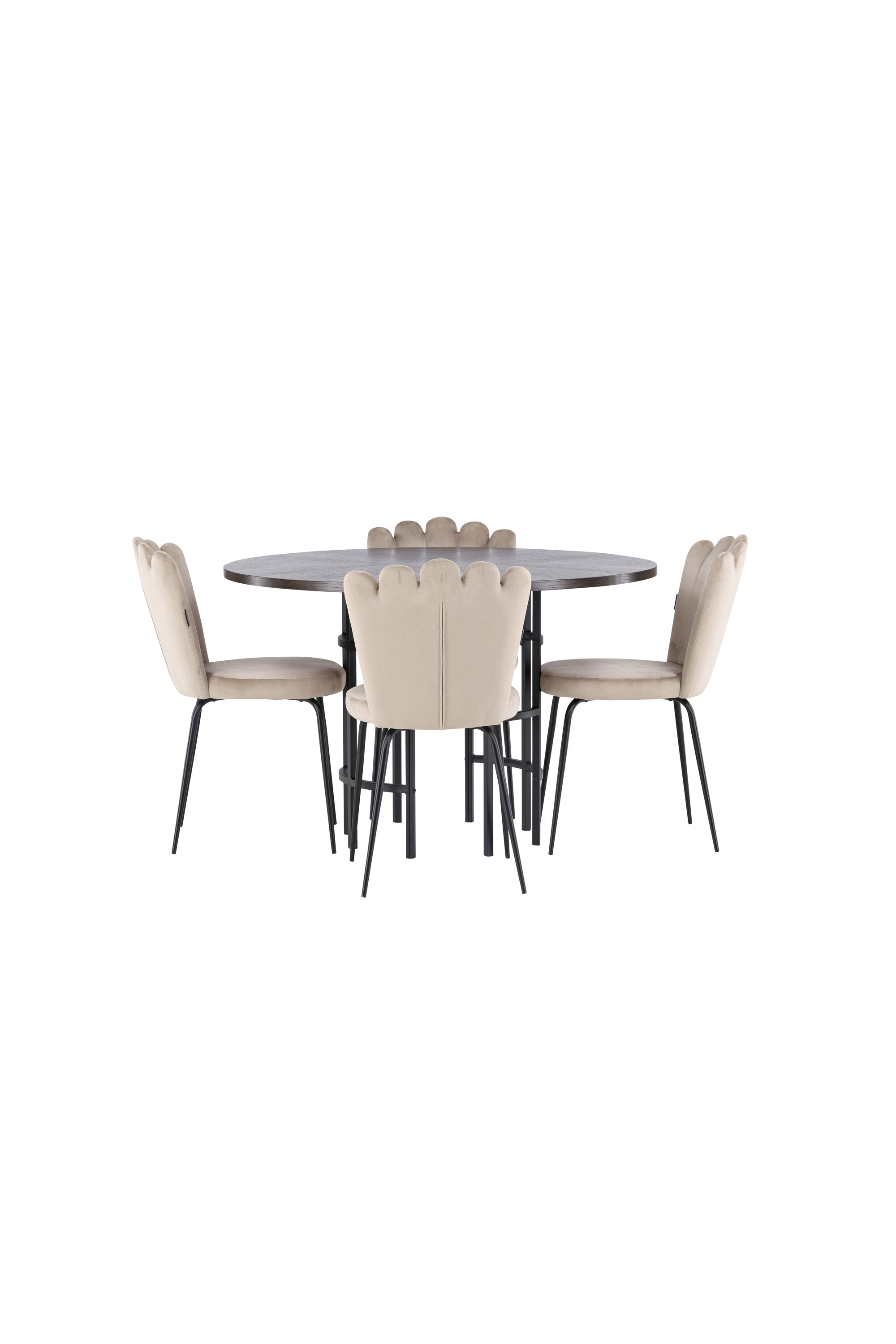 Matgrupp Copenhagen med 4st matstolar Limhamn-GR Dining Set-Venture Home-peaceofhome.se