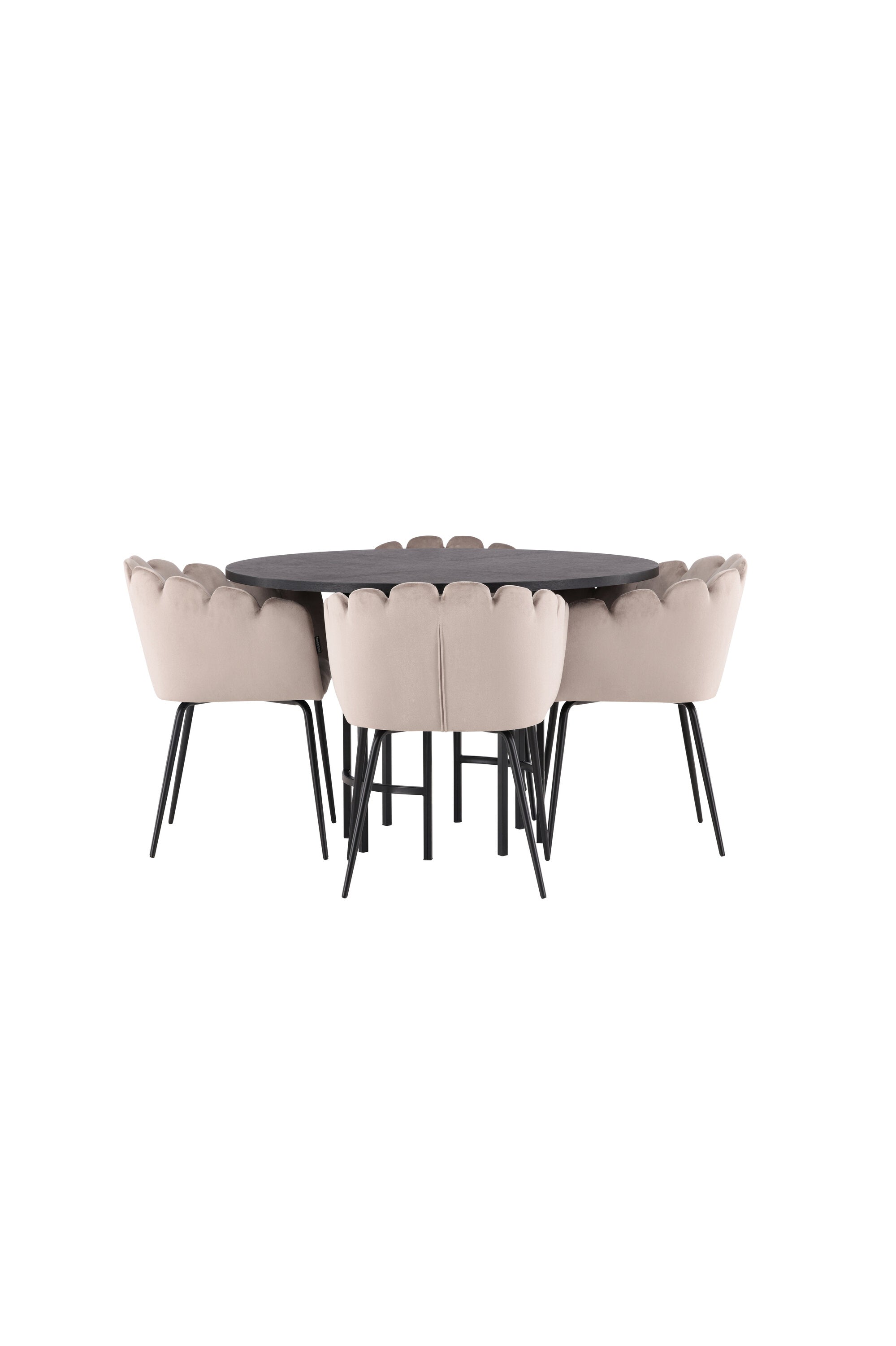 Matgrupp Copenhagen med 4st matstolar Limhamn-GR Dining Set-Venture Home-peaceofhome.se