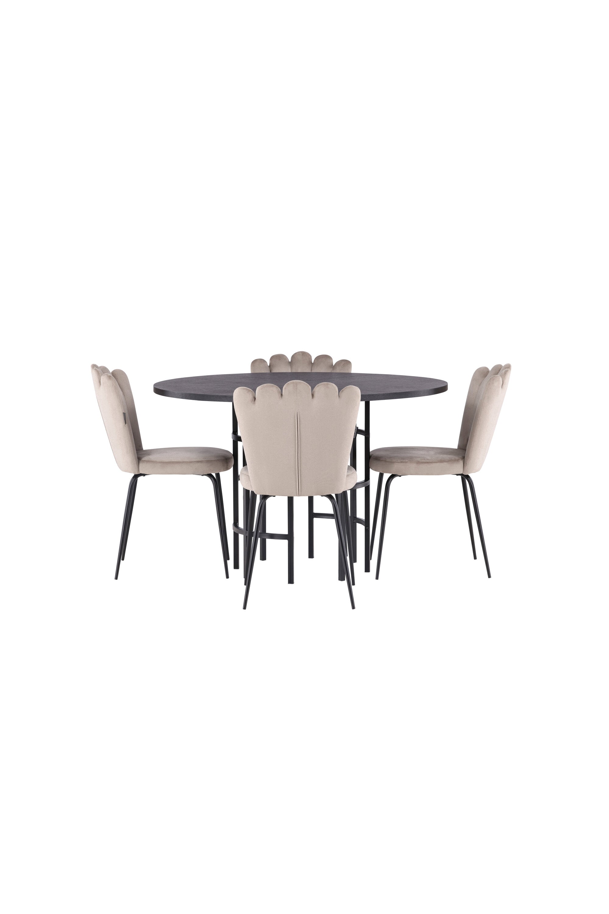 Matgrupp Copenhagen med 4st matstolar Limhamn-GR Dining Set-Venture Home-peaceofhome.se