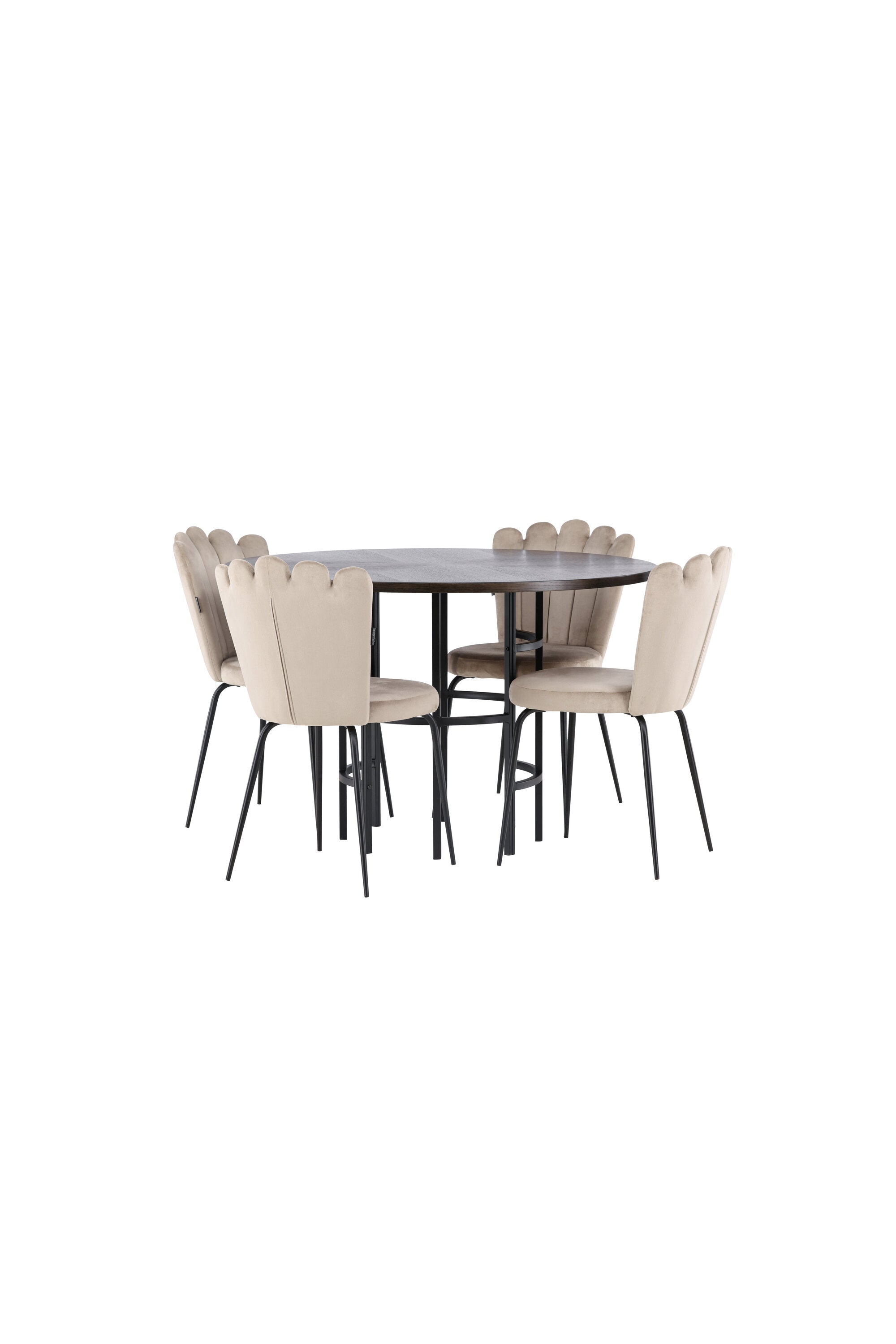 Matgrupp Copenhagen med 4st matstolar Limhamn-GR Dining Set-Venture Home-peaceofhome.se