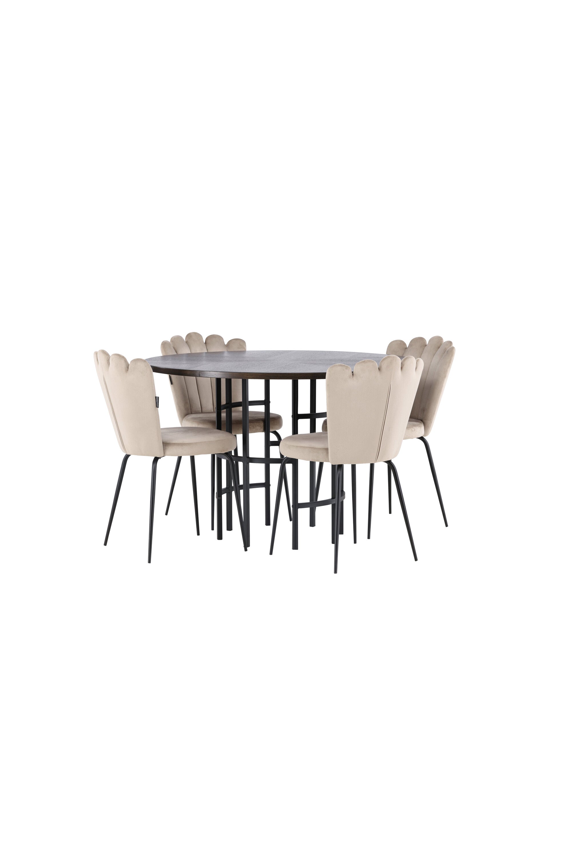 Matgrupp Copenhagen med 4st matstolar Limhamn-GR Dining Set-Venture Home-peaceofhome.se