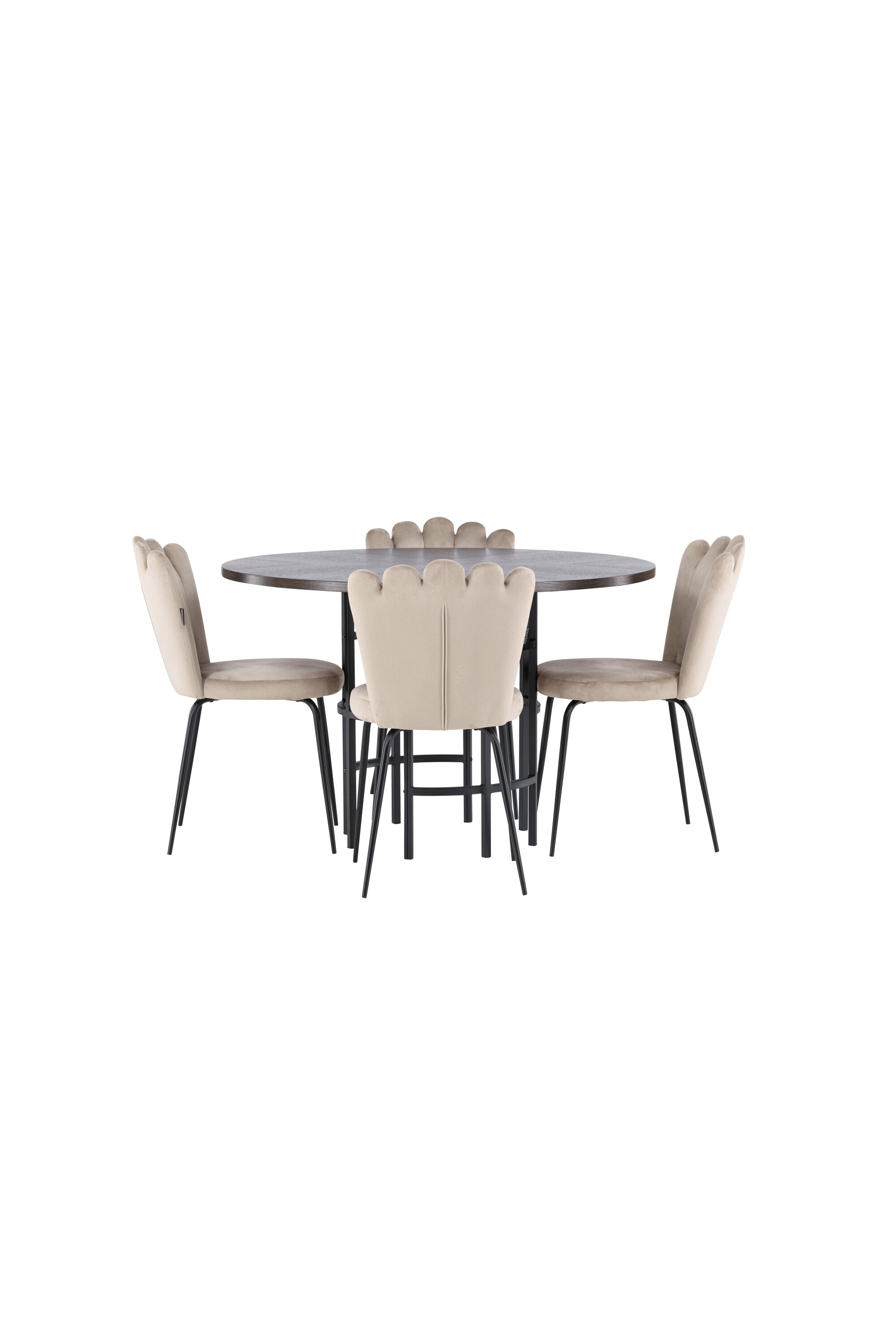 Matgrupp Copenhagen med 4st matstolar Limhamn-GR Dining Set-Venture Home-peaceofhome.se