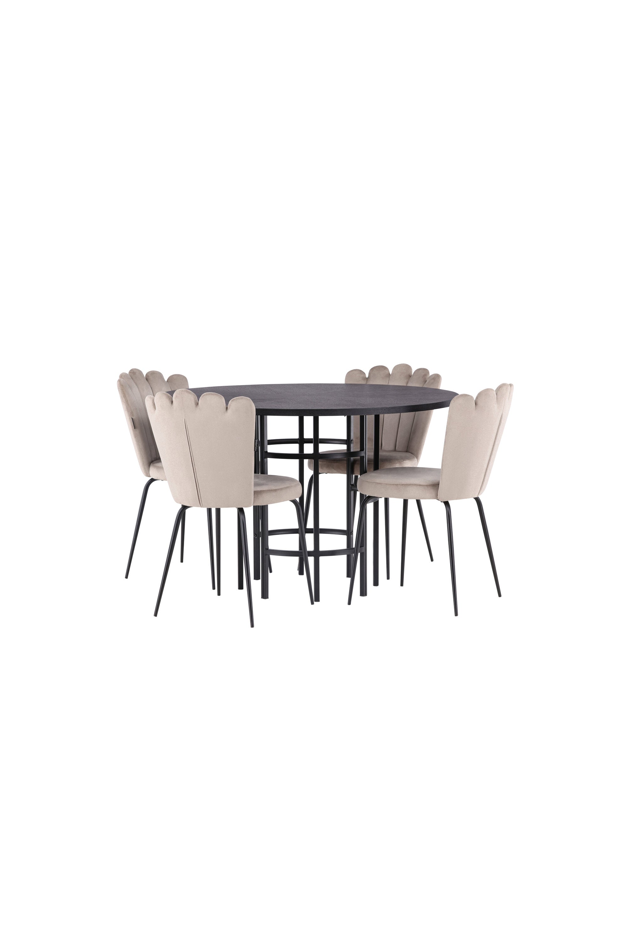 Matgrupp Copenhagen med 4st matstolar Limhamn-GR Dining Set-Venture Home-peaceofhome.se