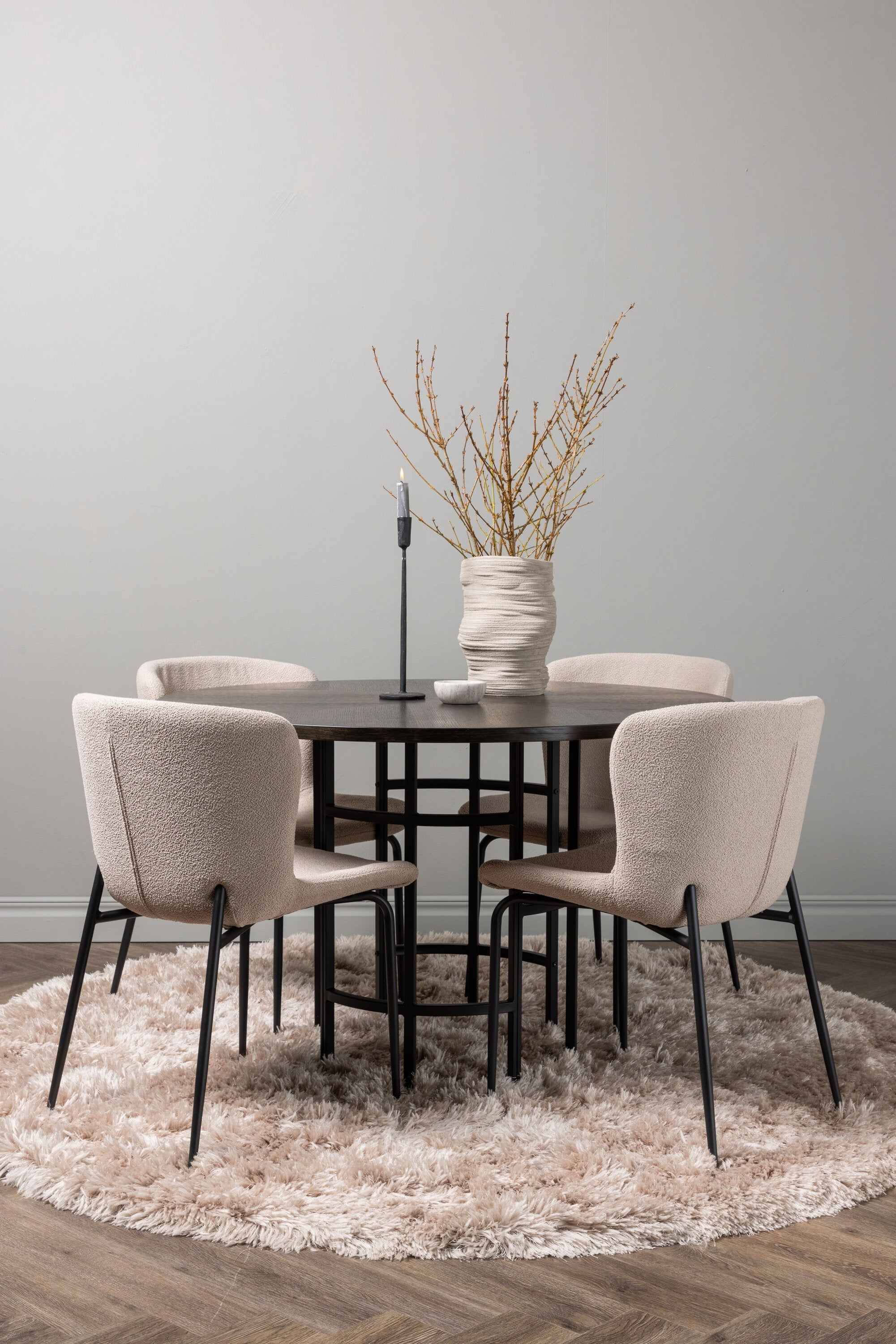 Matgrupp Copenhagen med 4st matstolar Modesto-GR Dining Set-Venture Home-peaceofhome.se