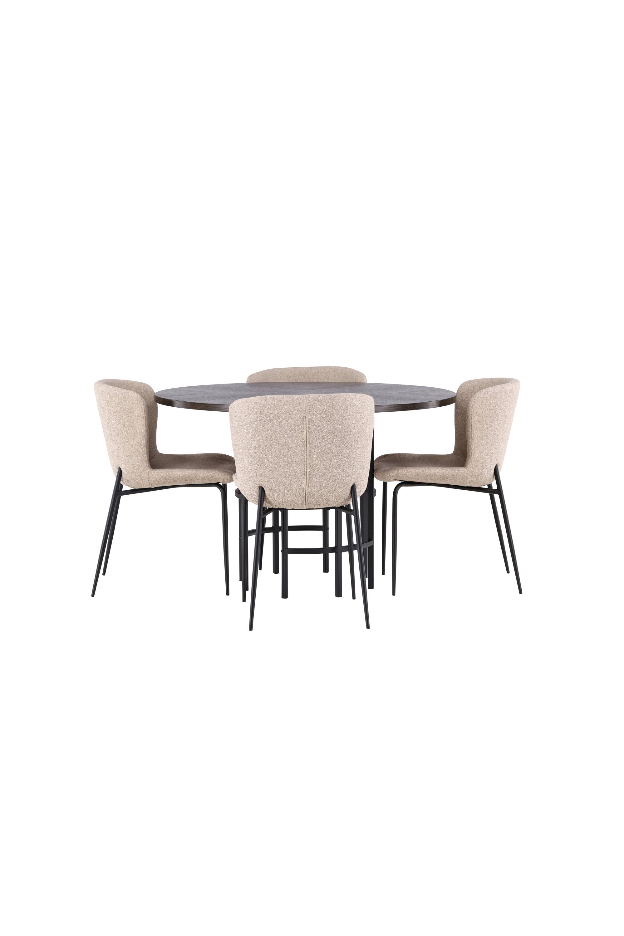 Matgrupp Copenhagen med 4st matstolar Modesto-GR Dining Set-Venture Home-peaceofhome.se