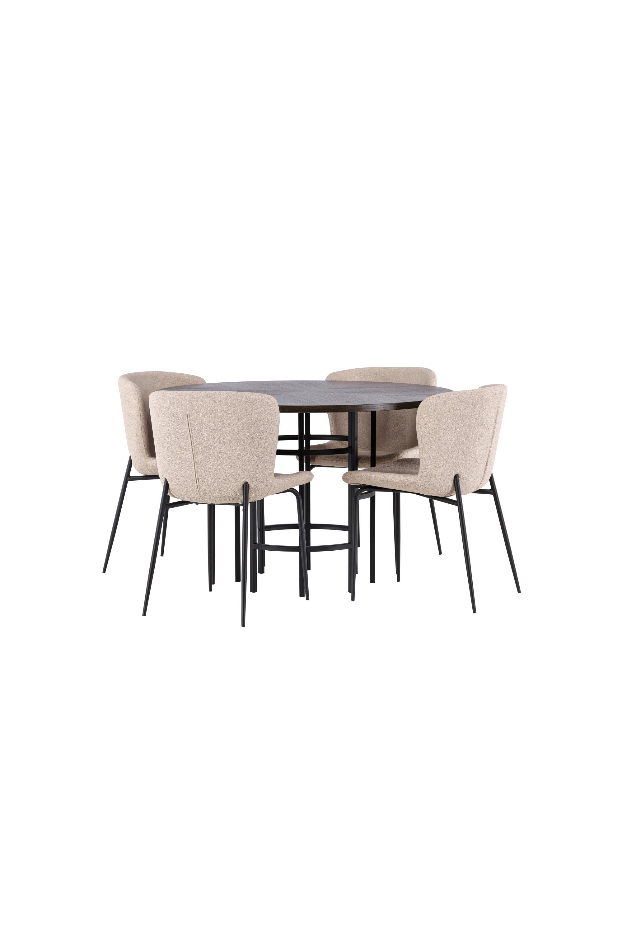 Matgrupp Copenhagen med 4st matstolar Modesto-GR Dining Set-Venture Home-peaceofhome.se