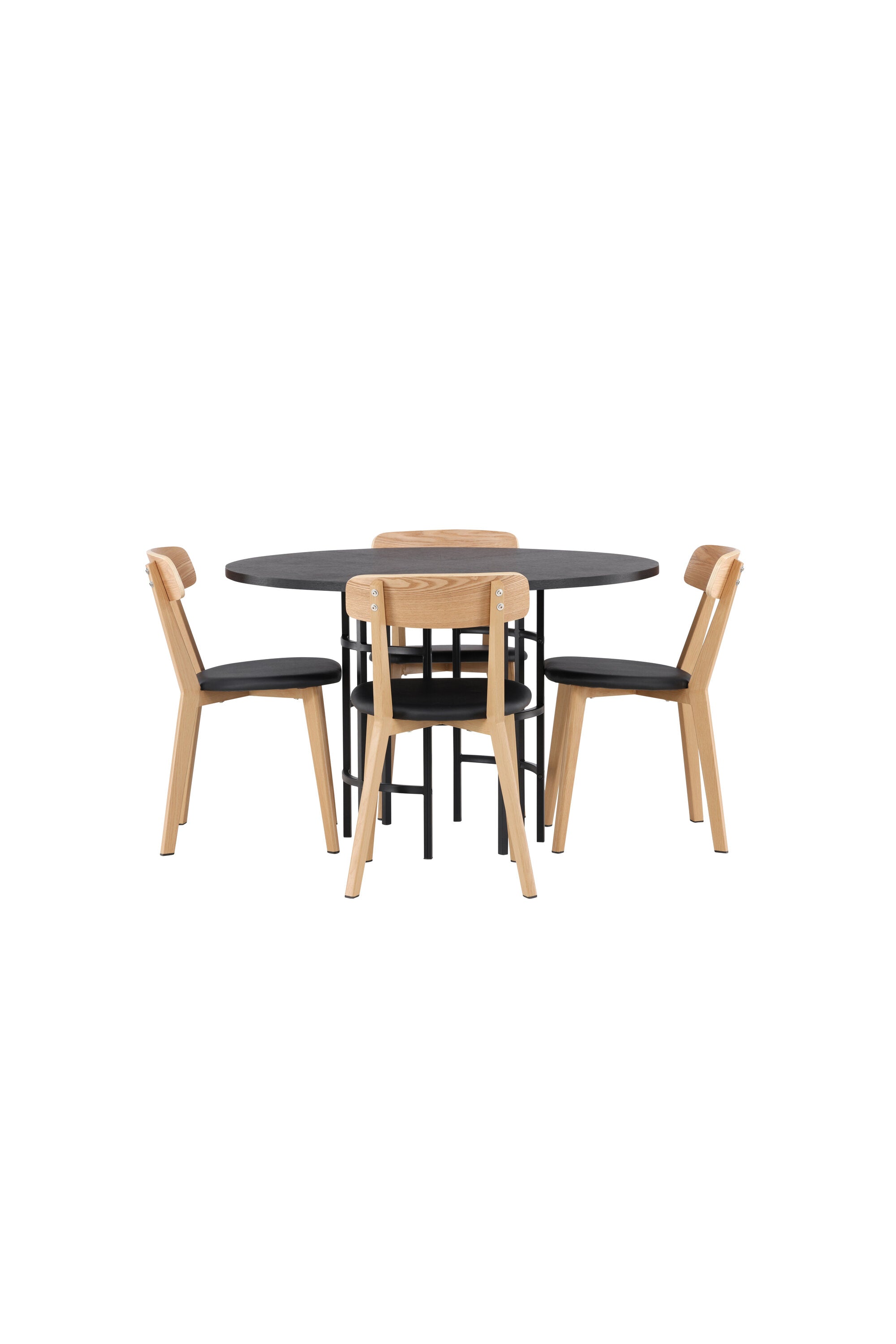 Matgrupp Copenhagen med 4st matstolar Sanjos-GR Dining Set-Venture Home-peaceofhome.se