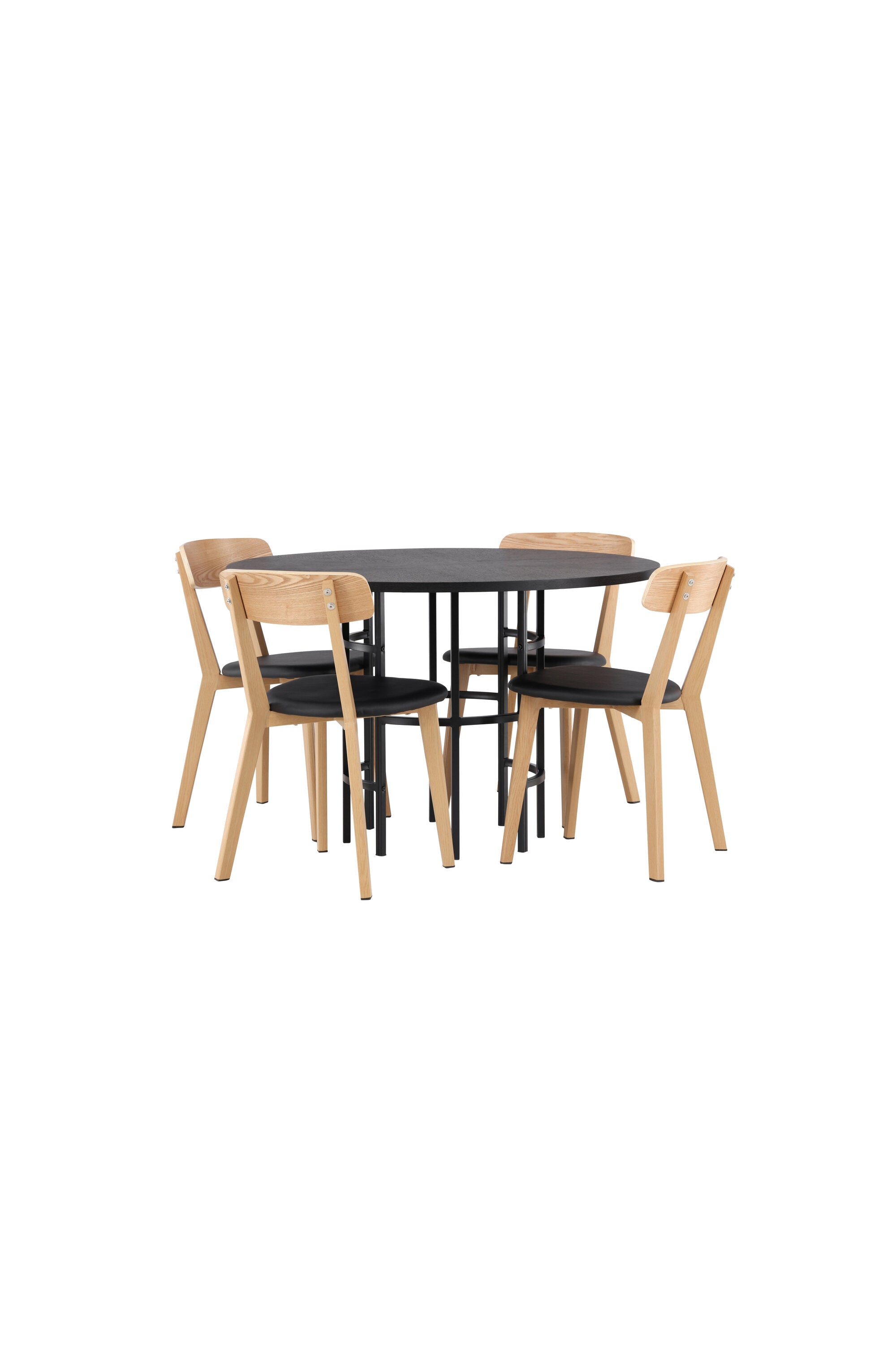 Matgrupp Copenhagen med 4st matstolar Sanjos-GR Dining Set-Venture Home-peaceofhome.se