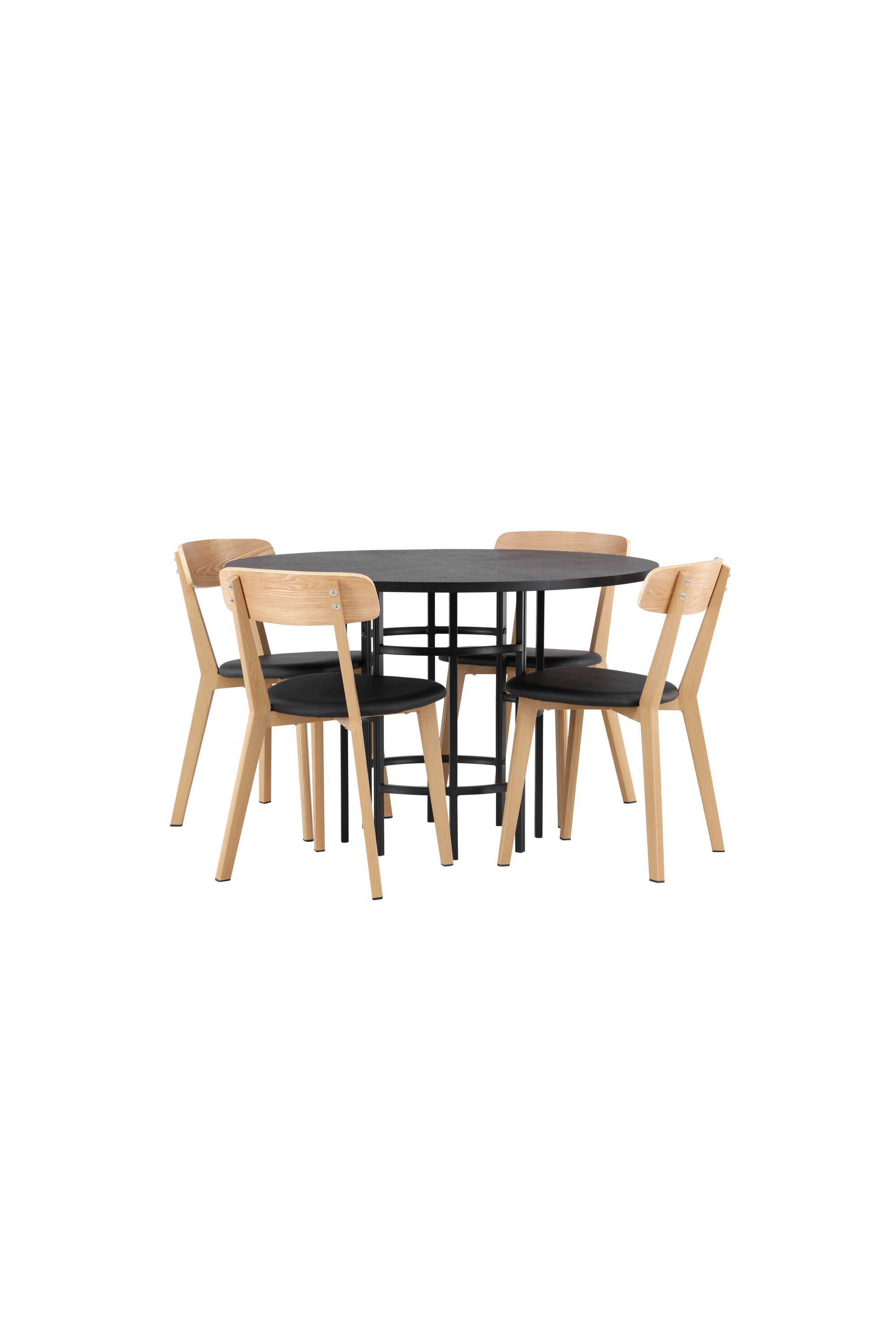 Matgrupp Copenhagen med 4st matstolar Sanjos-GR Dining Set-Venture Home-peaceofhome.se