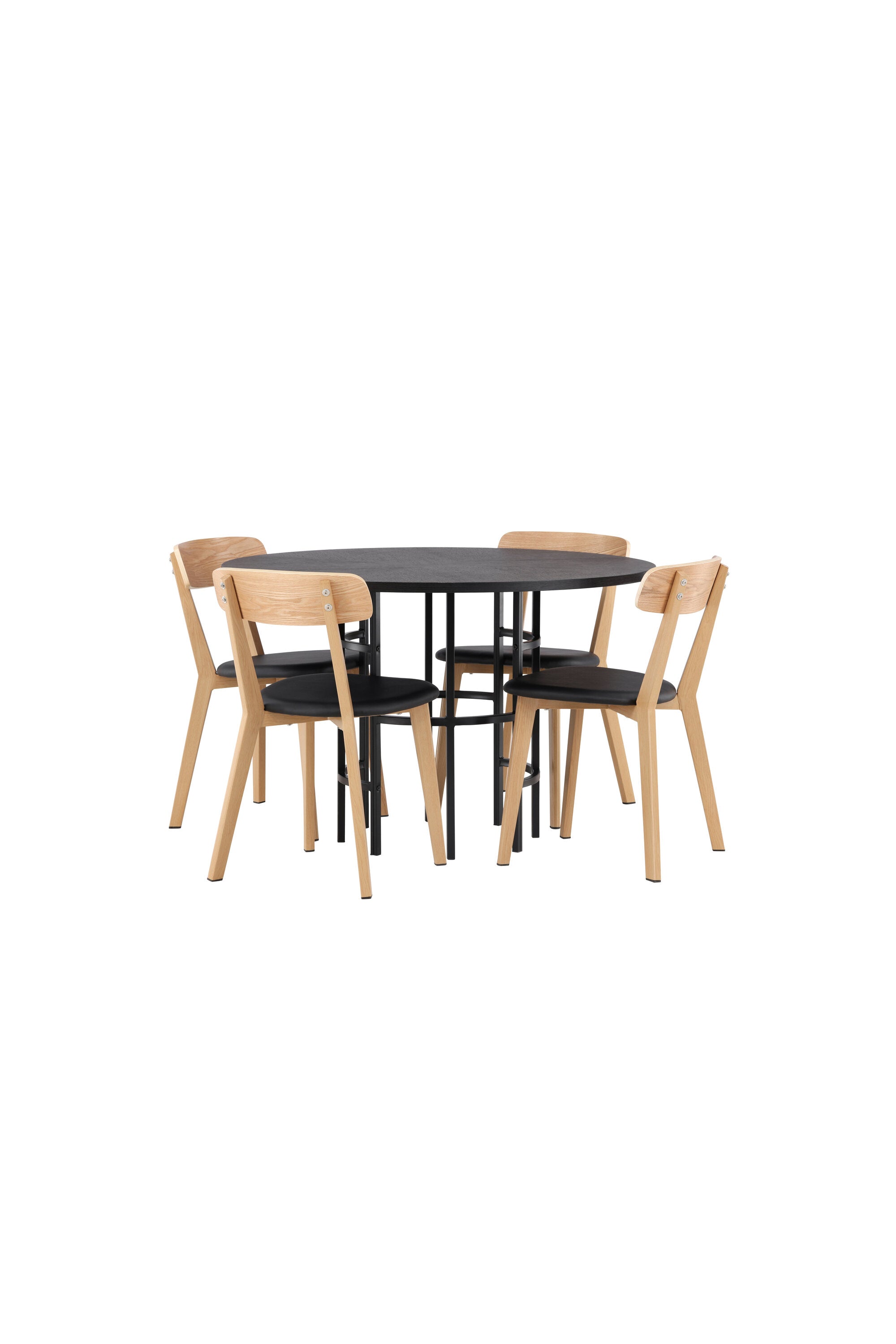 Matgrupp Copenhagen med 4st matstolar Sanjos-GR Dining Set-Venture Home-peaceofhome.se