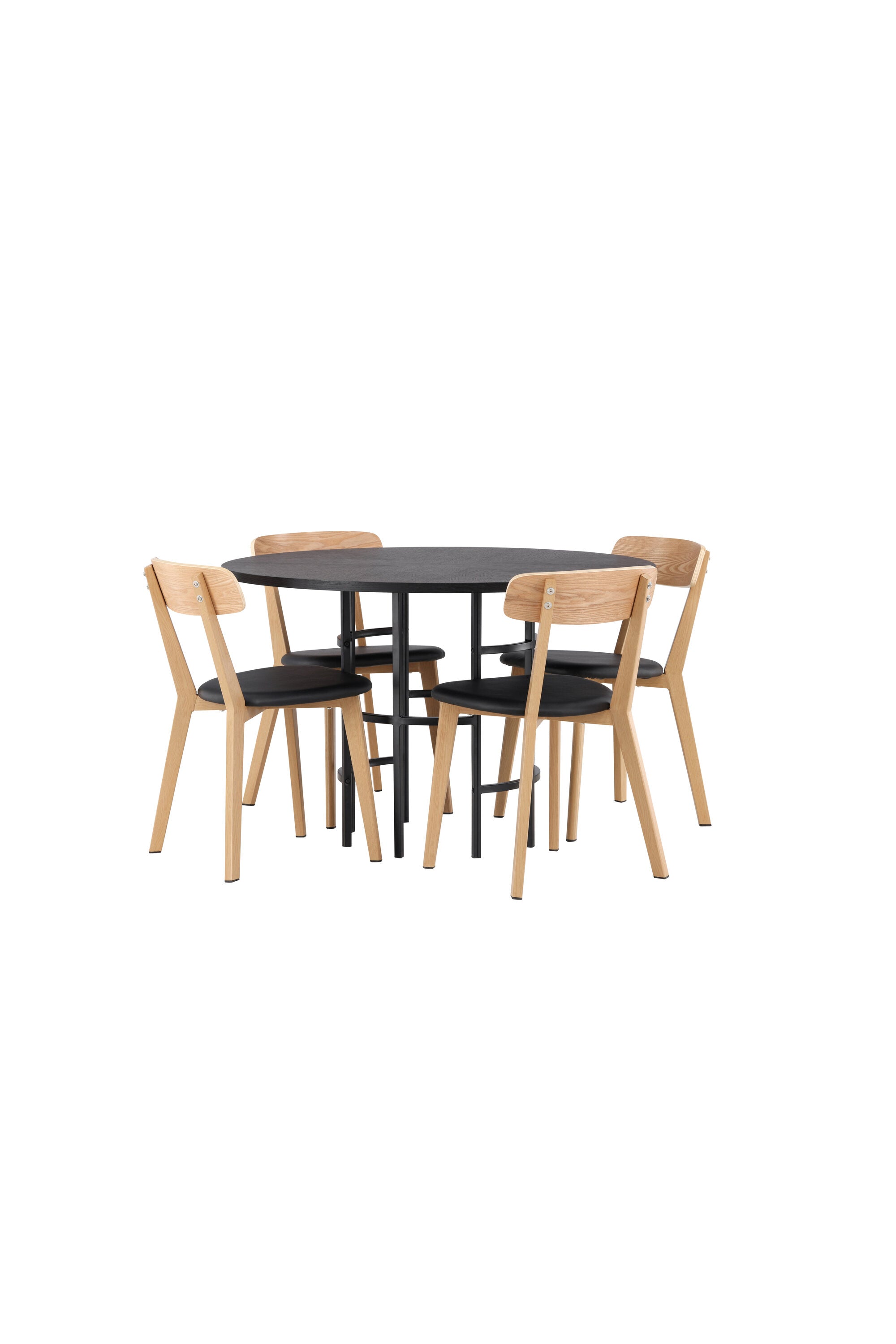 Matgrupp Copenhagen med 4st matstolar Sanjos-GR Dining Set-Venture Home-peaceofhome.se