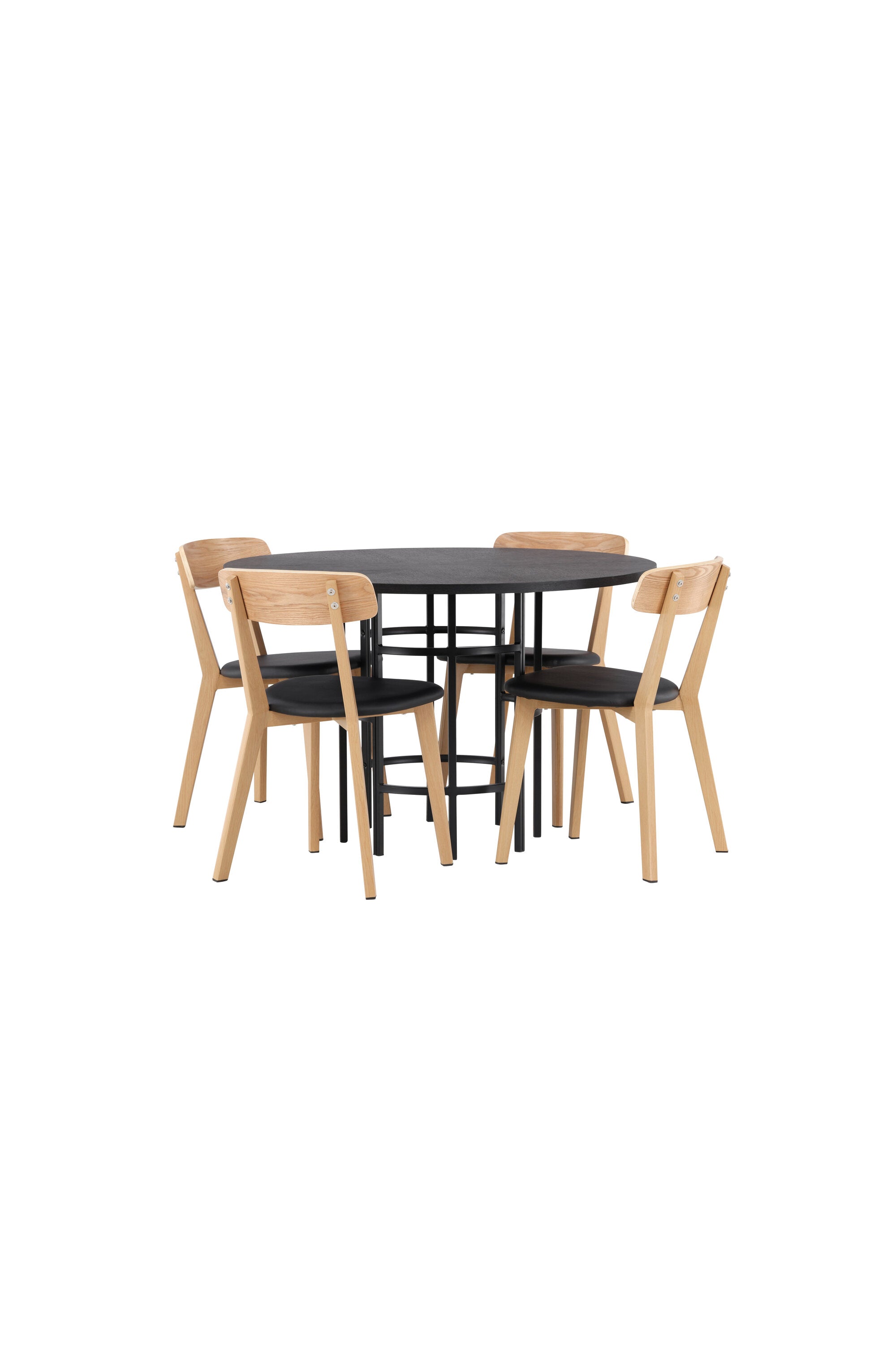 Matgrupp Copenhagen med 4st matstolar Sanjos-GR Dining Set-Venture Home-peaceofhome.se