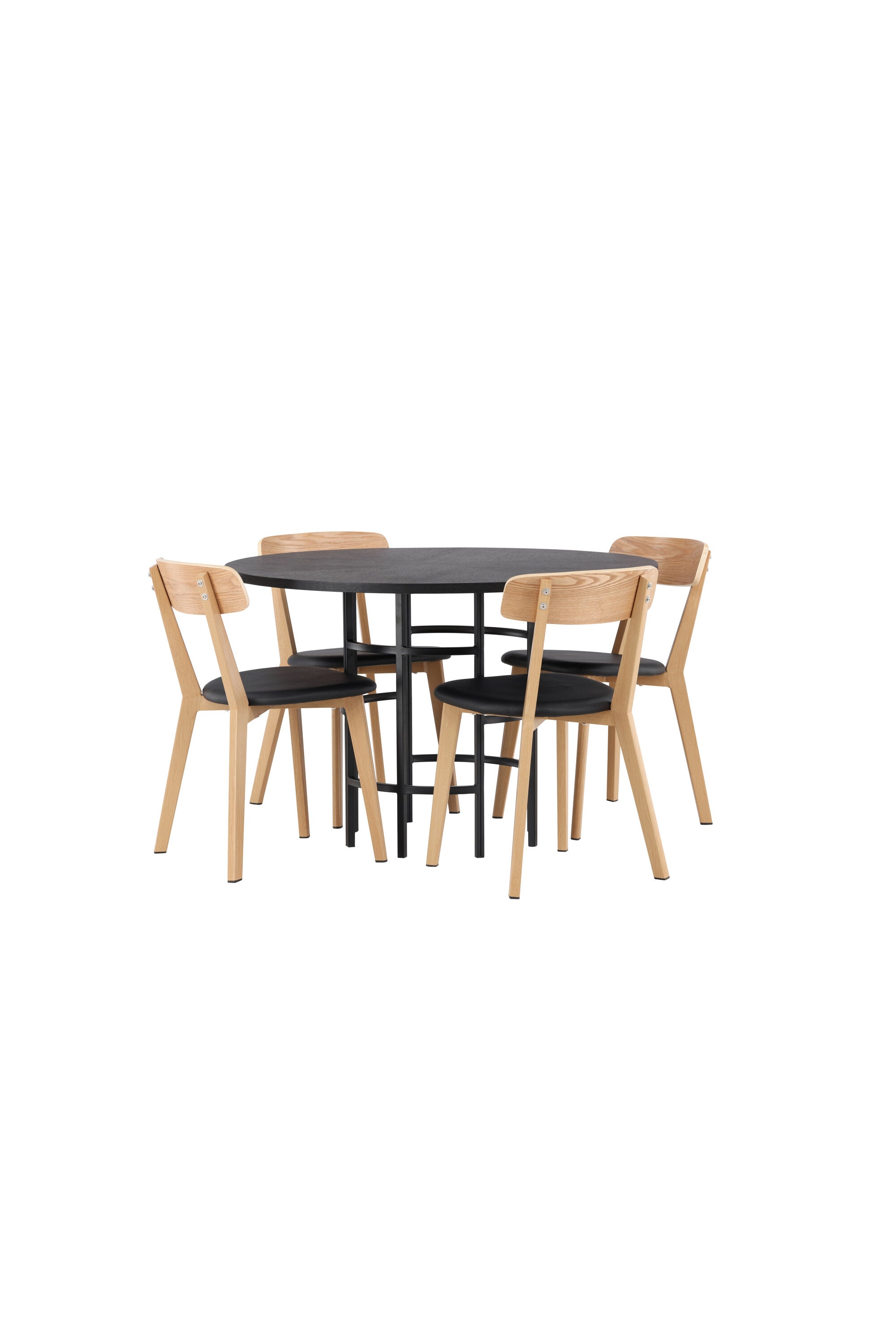 Matgrupp Copenhagen med 4st matstolar Sanjos-GR Dining Set-Venture Home-peaceofhome.se