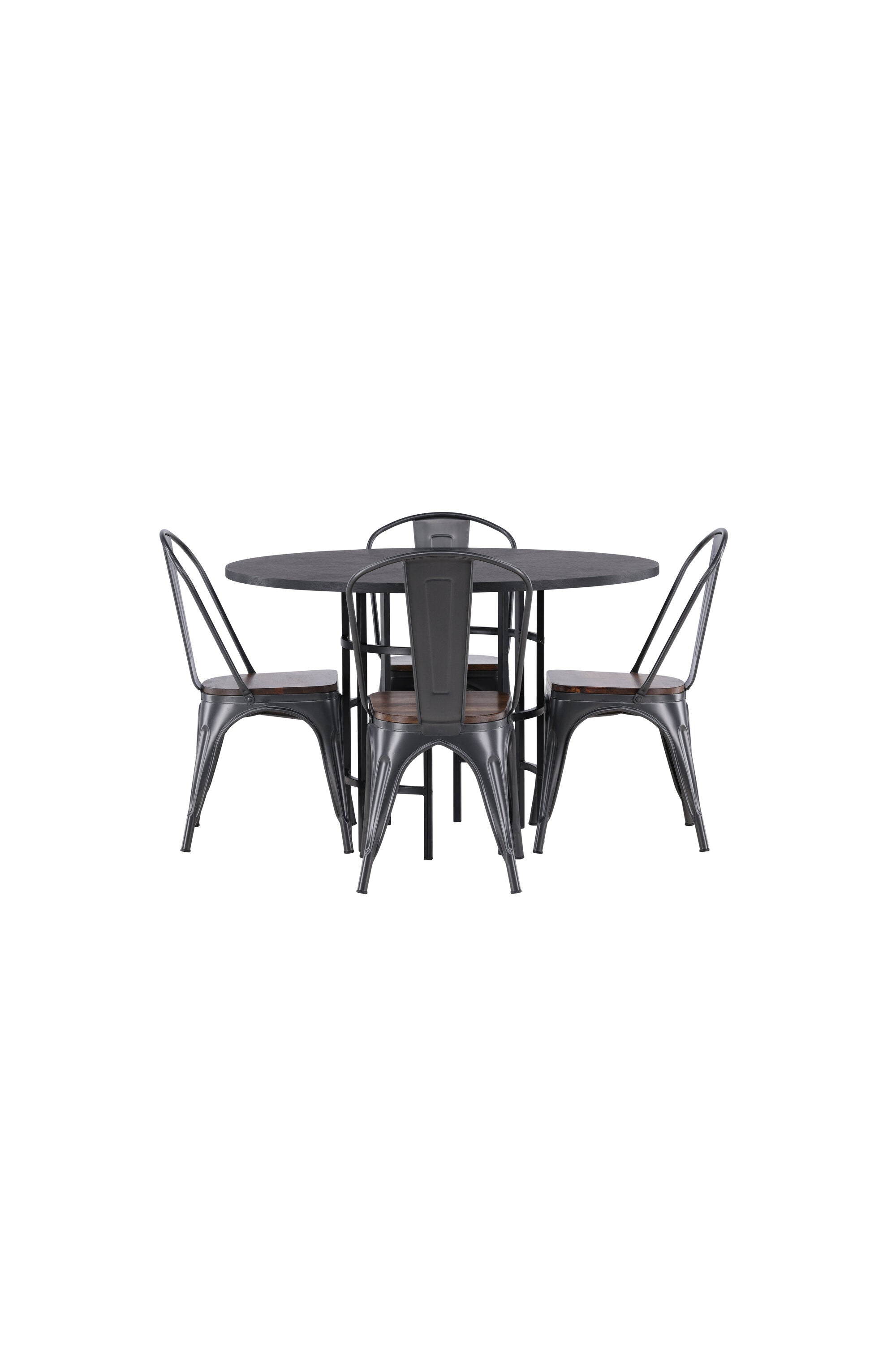 Matgrupp Copenhagen med 4st matstolar Tempe-GR Dining Set-Venture Home-peaceofhome.se