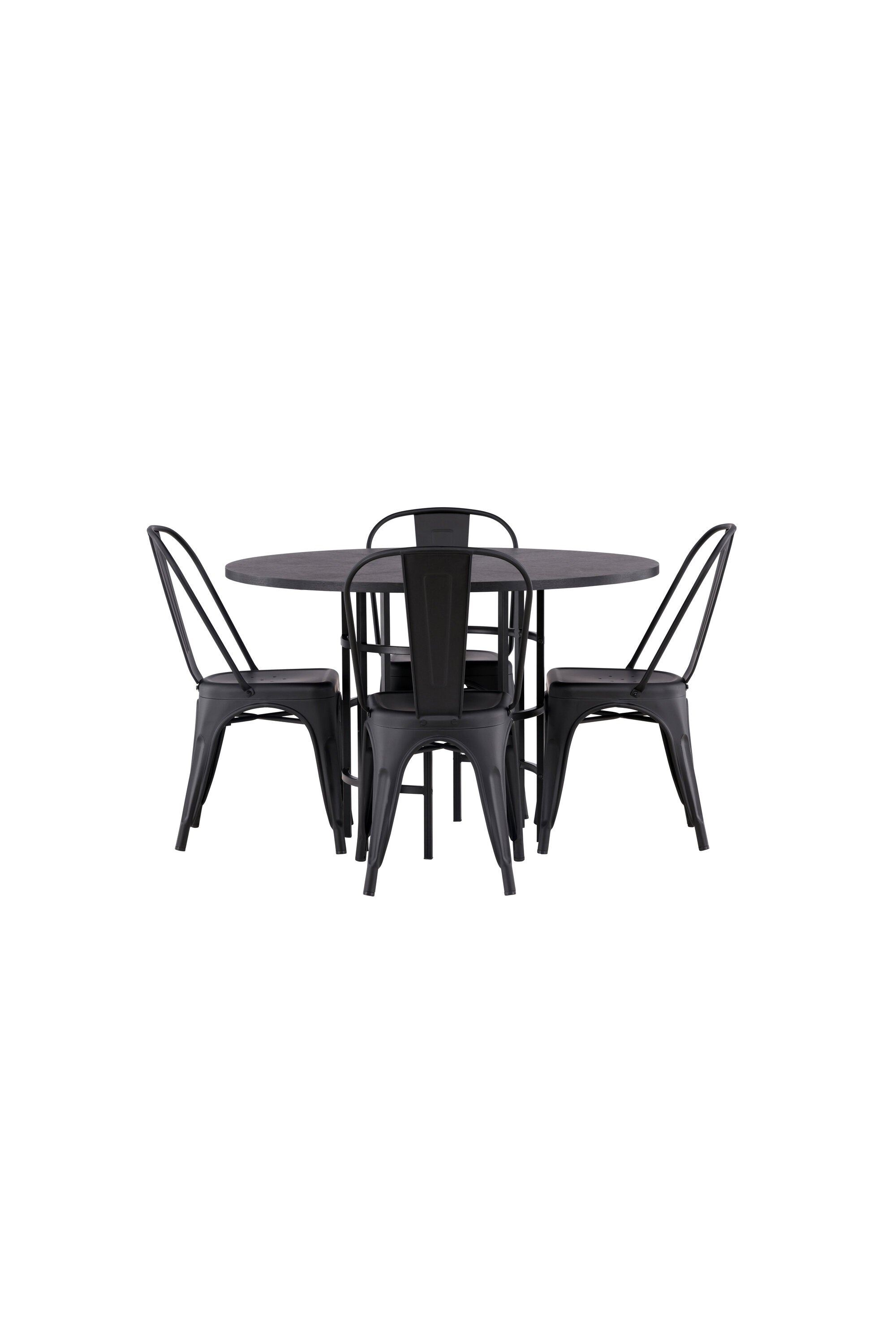 Matgrupp Copenhagen med 4st matstolar Tempe-GR Dining Set-Venture Home-peaceofhome.se