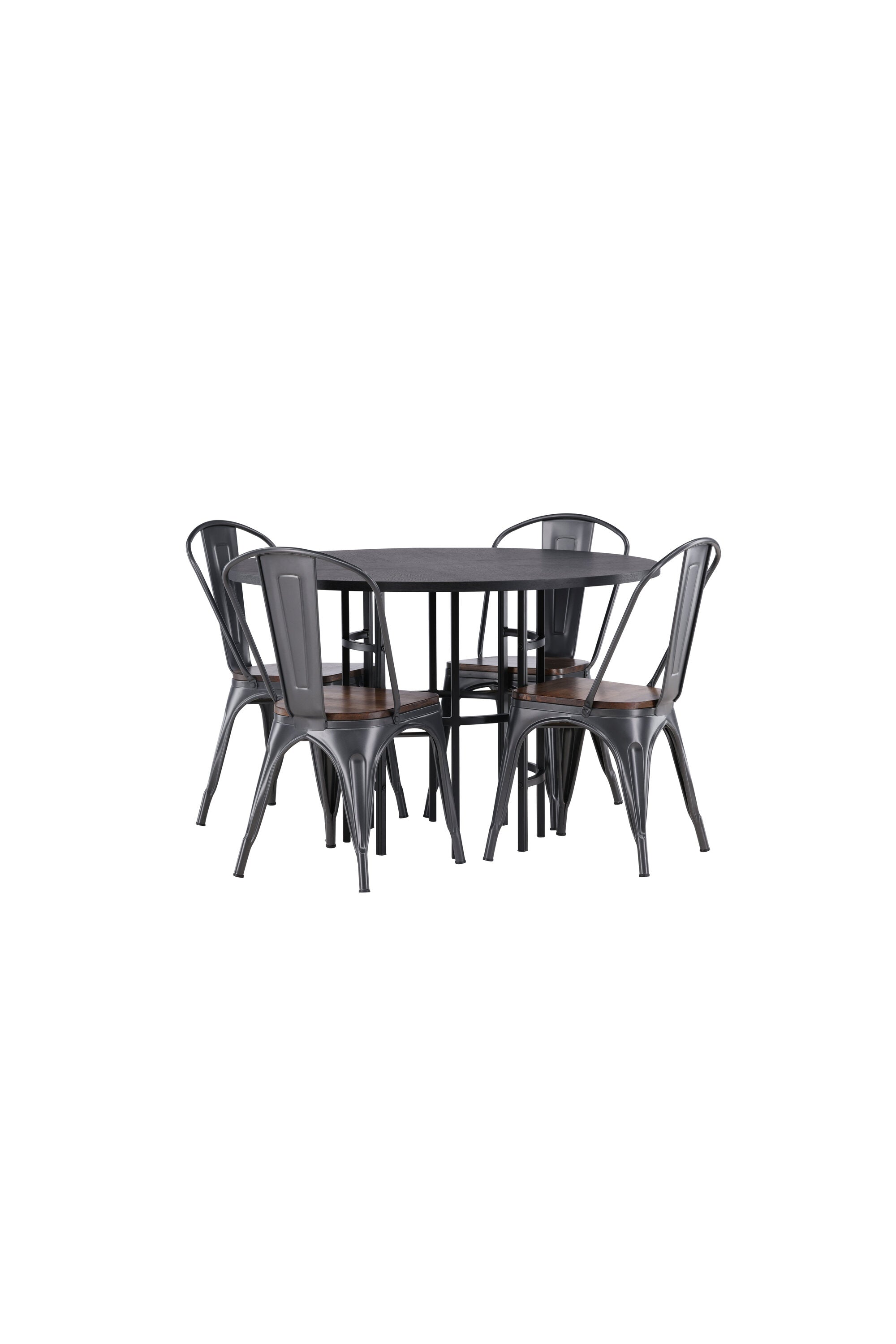 Matgrupp Copenhagen med 4st matstolar Tempe-GR Dining Set-Venture Home-peaceofhome.se