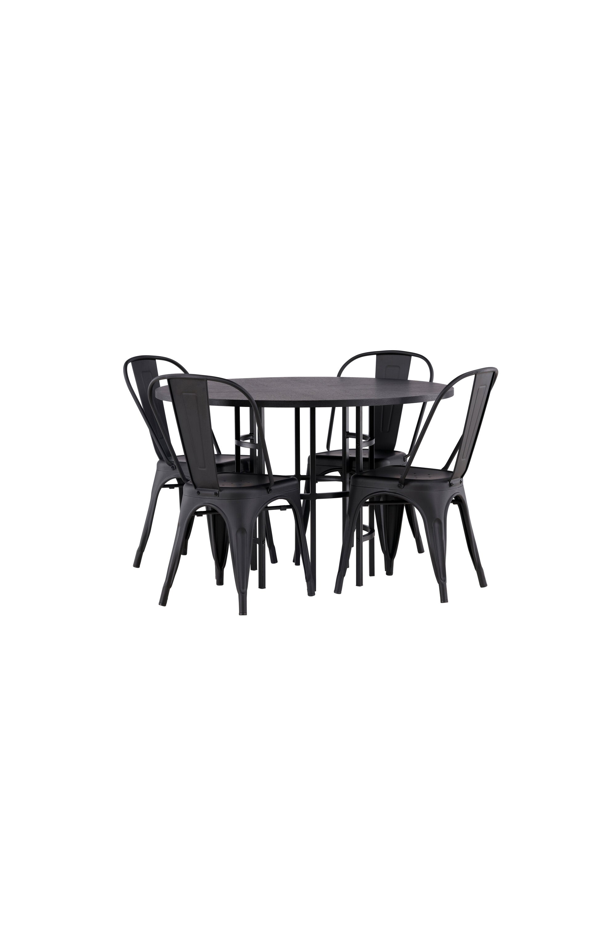 Matgrupp Copenhagen med 4st matstolar Tempe-GR Dining Set-Venture Home-peaceofhome.se