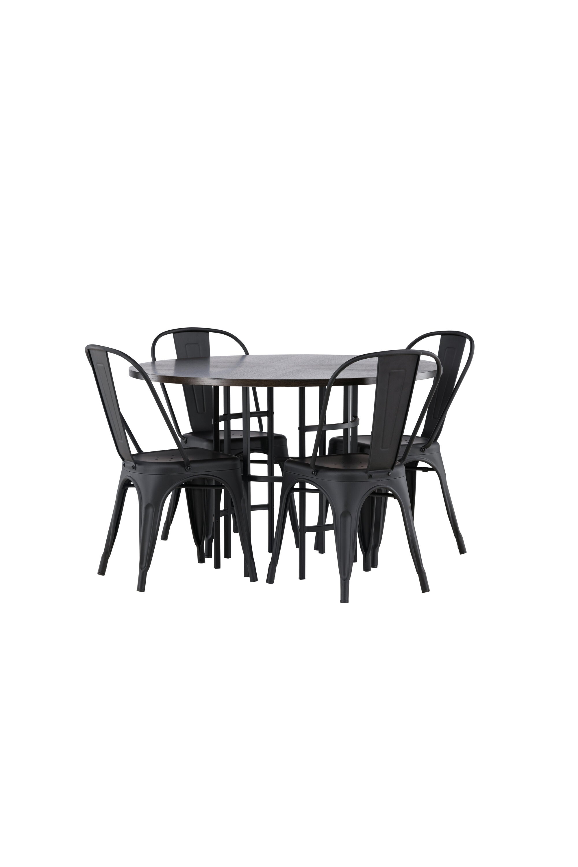 Matgrupp Copenhagen med 4st matstolar Tempe-GR Dining Set-Venture Home-peaceofhome.se