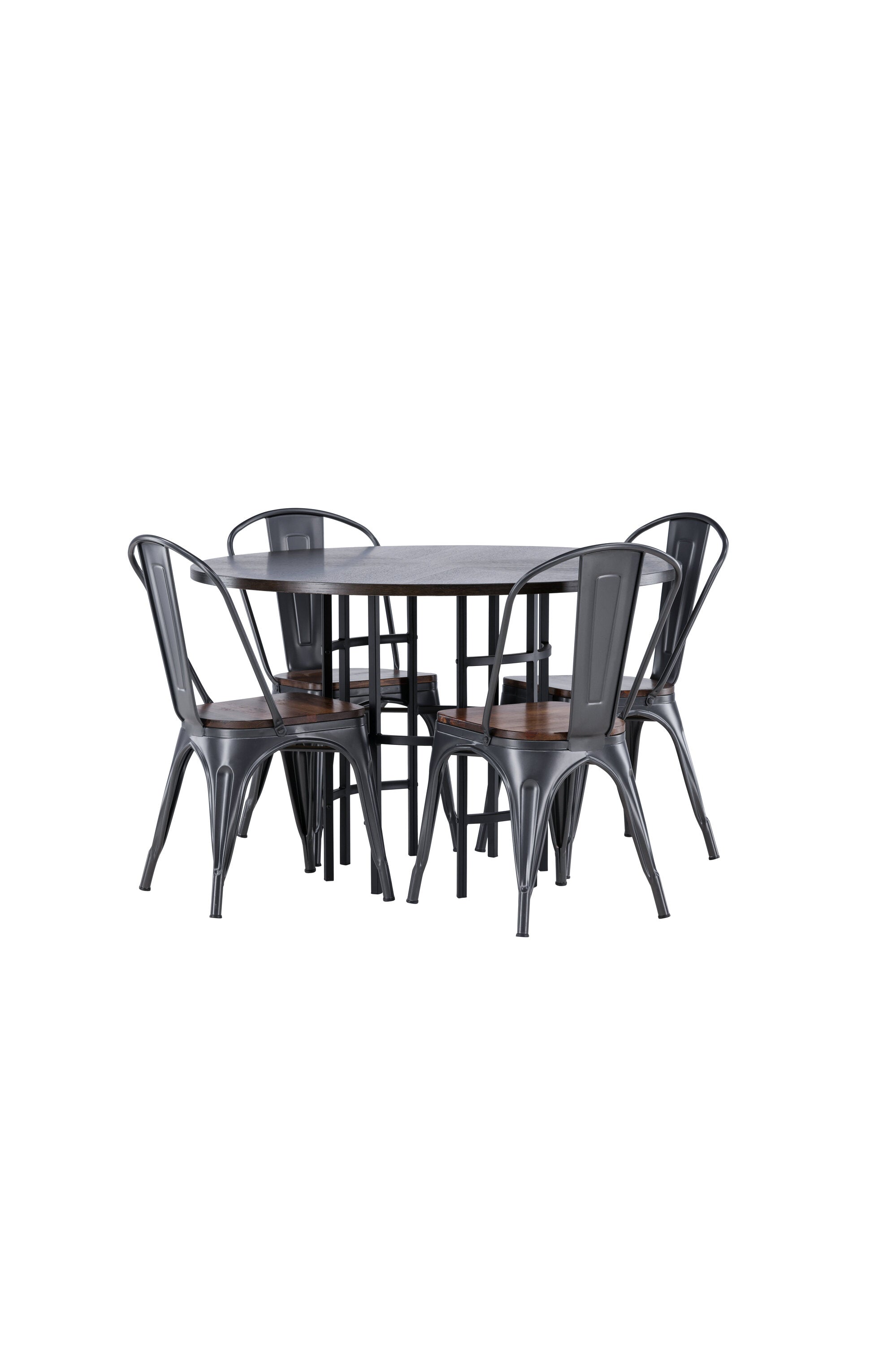 Matgrupp Copenhagen med 4st matstolar Tempe-GR Dining Set-Venture Home-peaceofhome.se