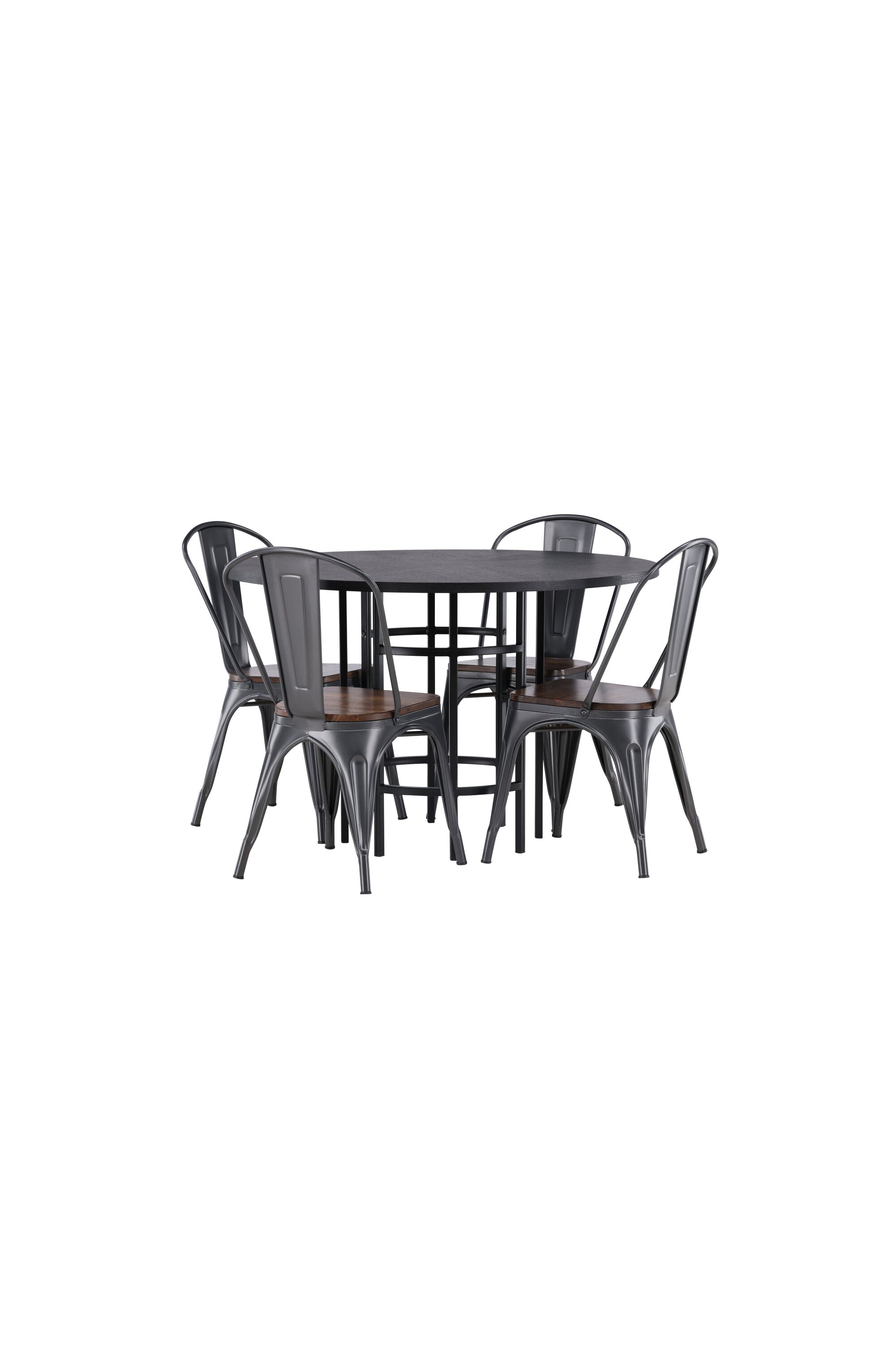 Matgrupp Copenhagen med 4st matstolar Tempe-GR Dining Set-Venture Home-peaceofhome.se