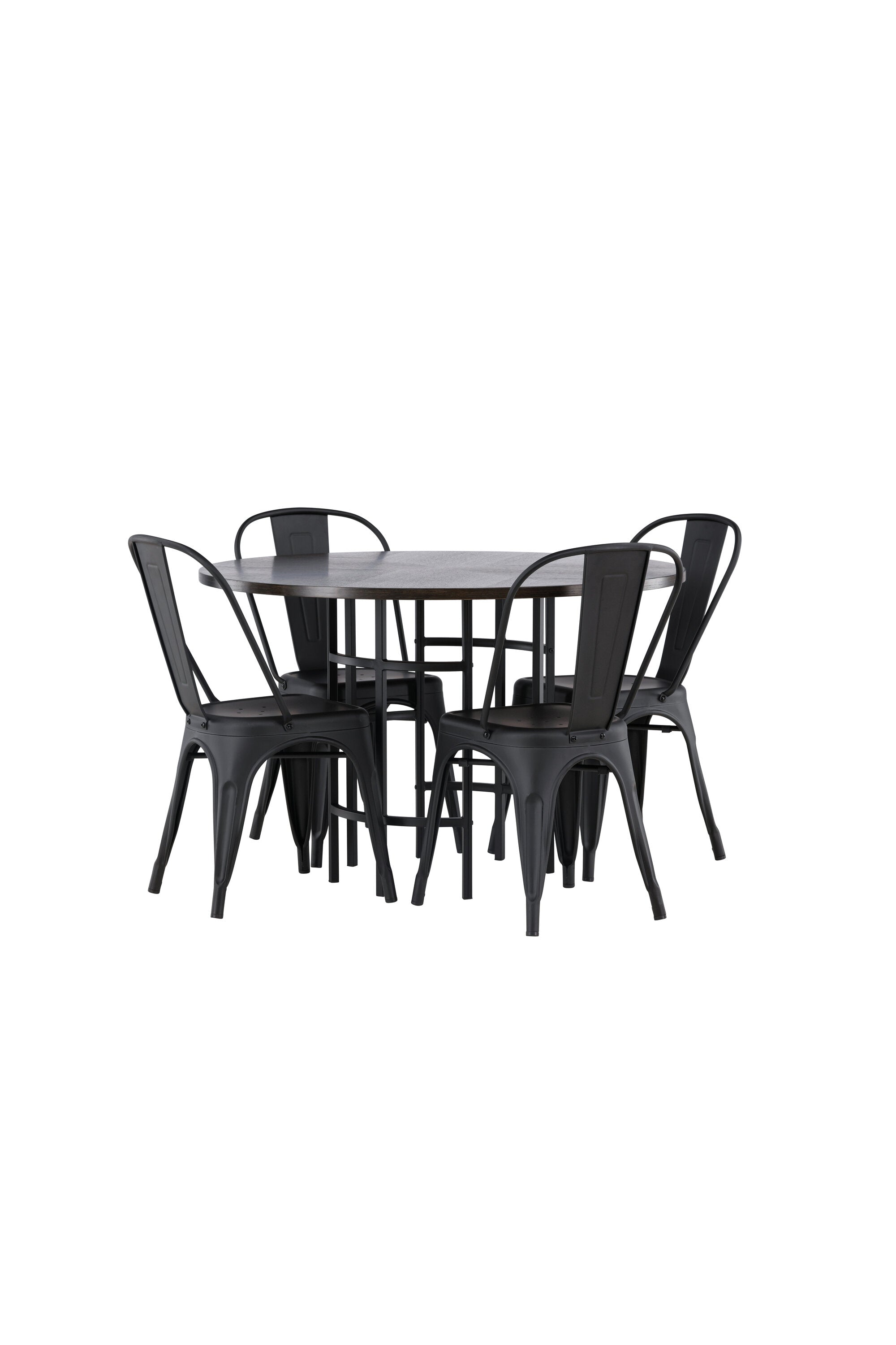 Matgrupp Copenhagen med 4st matstolar Tempe-GR Dining Set-Venture Home-peaceofhome.se