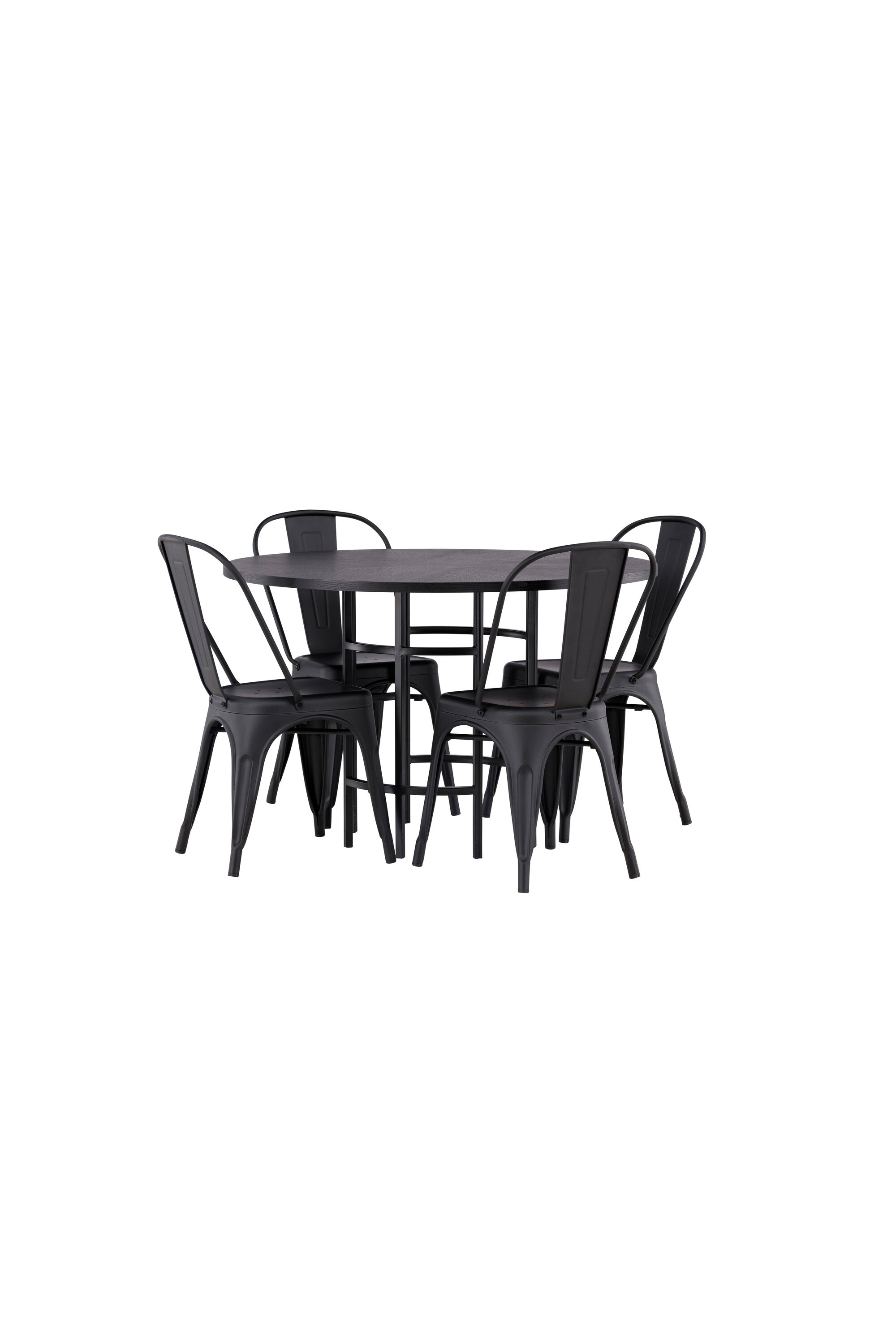 Matgrupp Copenhagen med 4st matstolar Tempe-GR Dining Set-Venture Home-peaceofhome.se