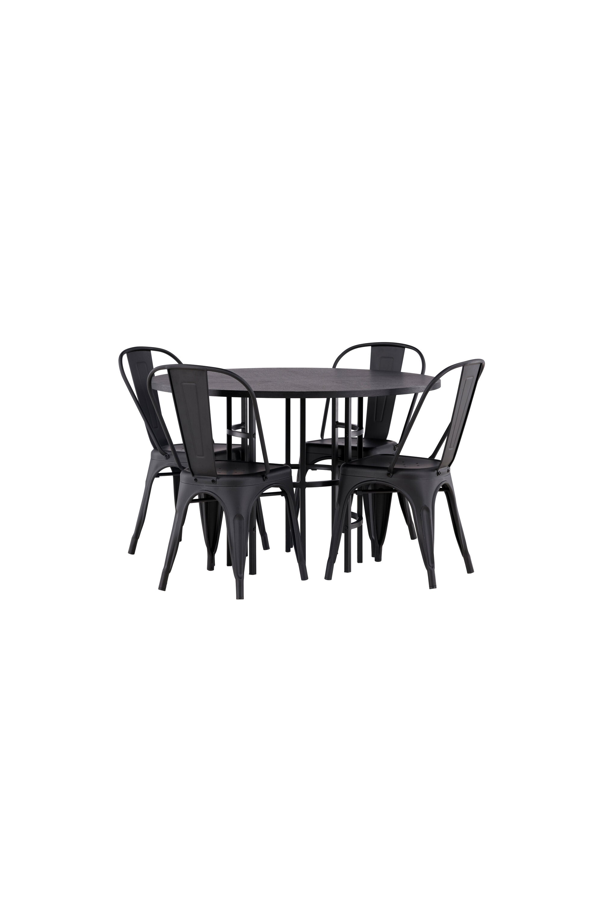 Matgrupp Copenhagen med 4st matstolar Tempe-GR Dining Set-Venture Home-peaceofhome.se