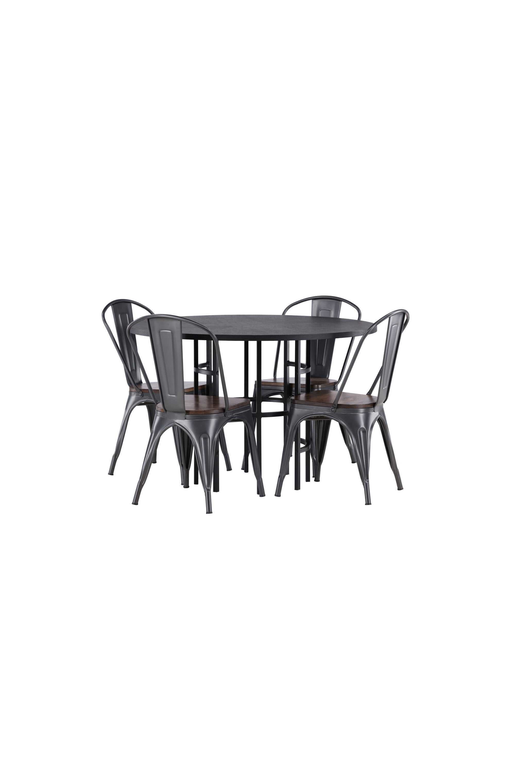 Matgrupp Copenhagen med 4st matstolar Tempe-GR Dining Set-Venture Home-peaceofhome.se