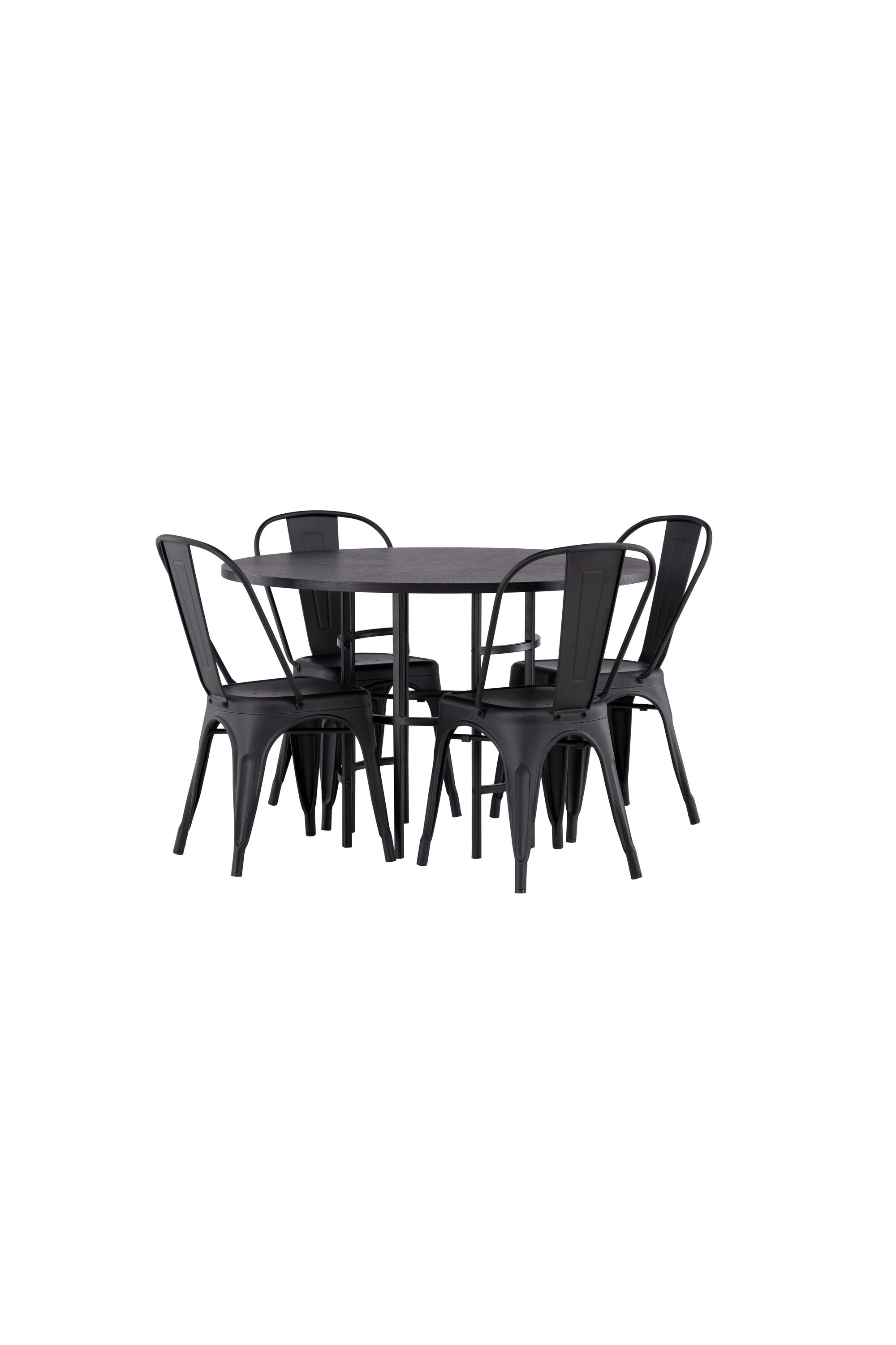 Matgrupp Copenhagen med 4st matstolar Tempe-GR Dining Set-Venture Home-peaceofhome.se