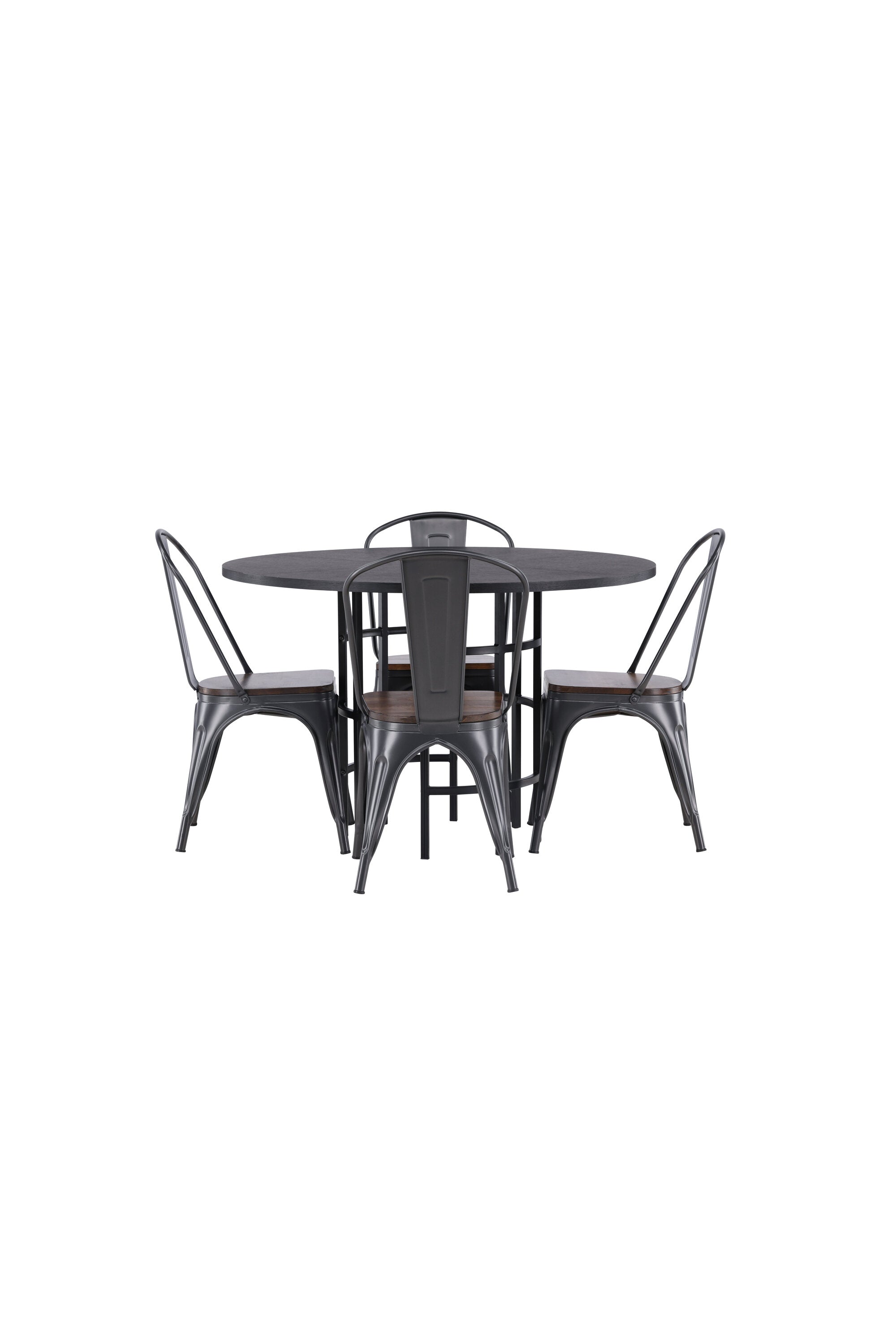 Matgrupp Copenhagen med 4st matstolar Tempe-GR Dining Set-Venture Home-peaceofhome.se