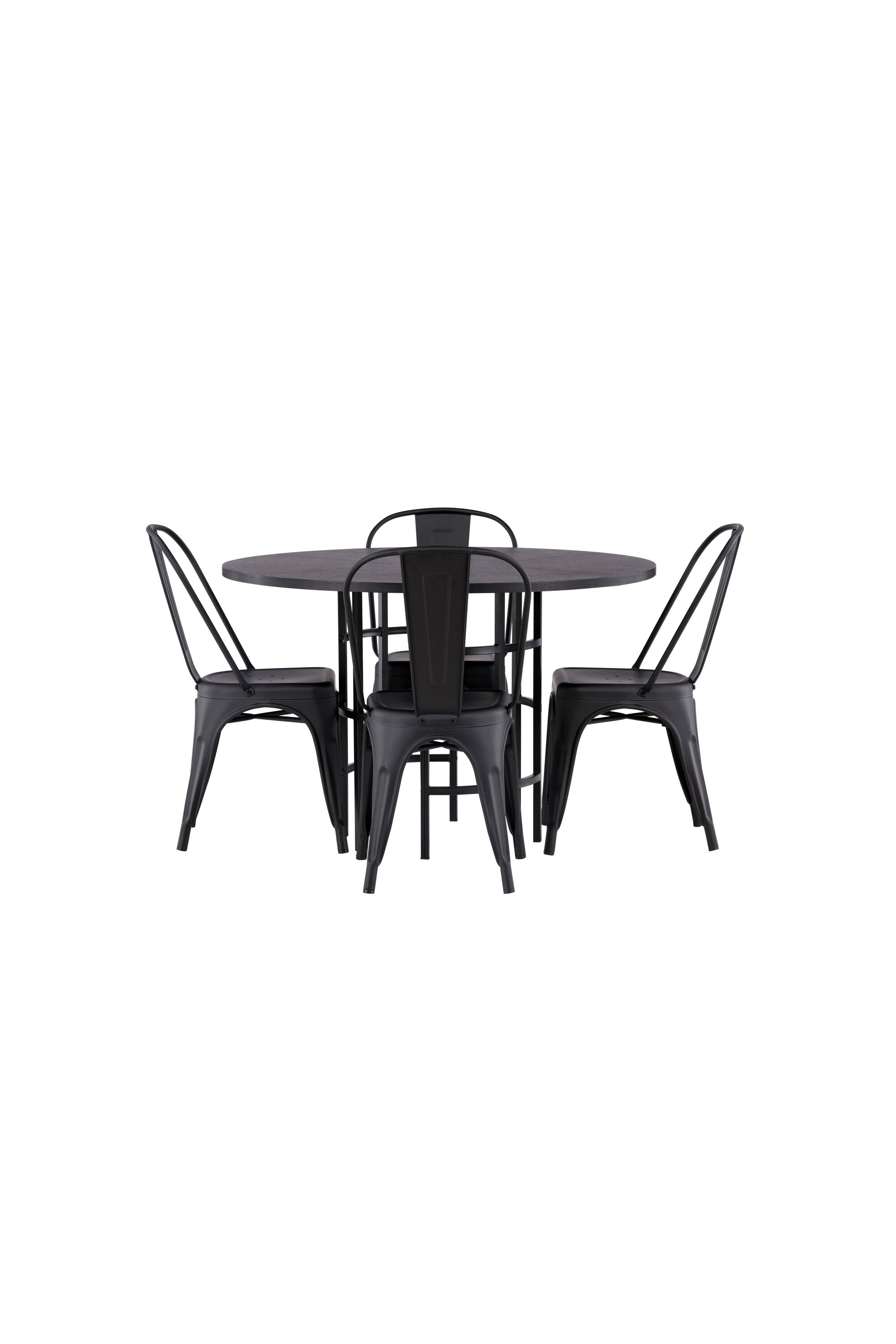 Matgrupp Copenhagen med 4st matstolar Tempe-GR Dining Set-Venture Home-peaceofhome.se