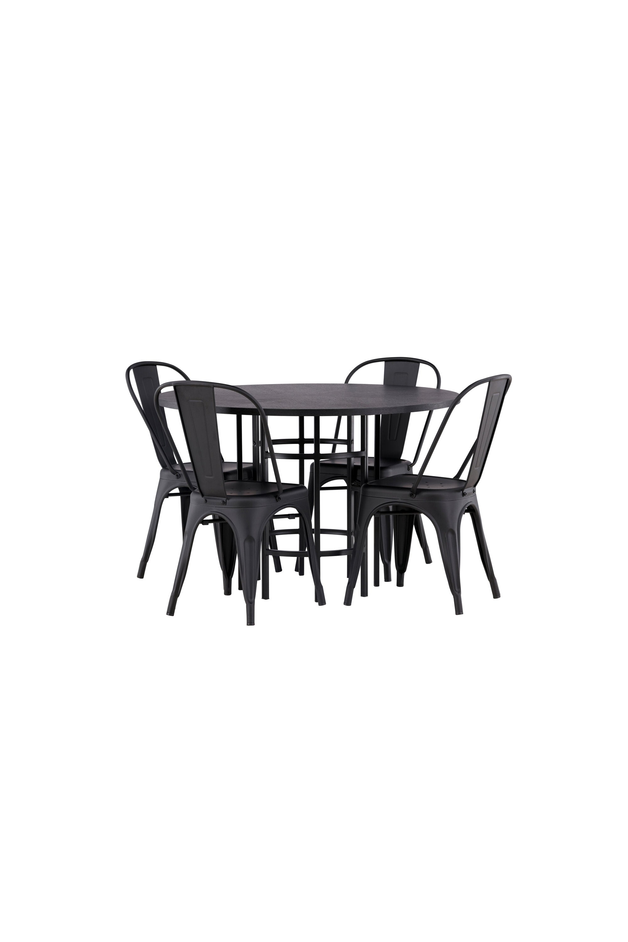 Matgrupp Copenhagen med 4st matstolar Tempe-GR Dining Set-Venture Home-peaceofhome.se