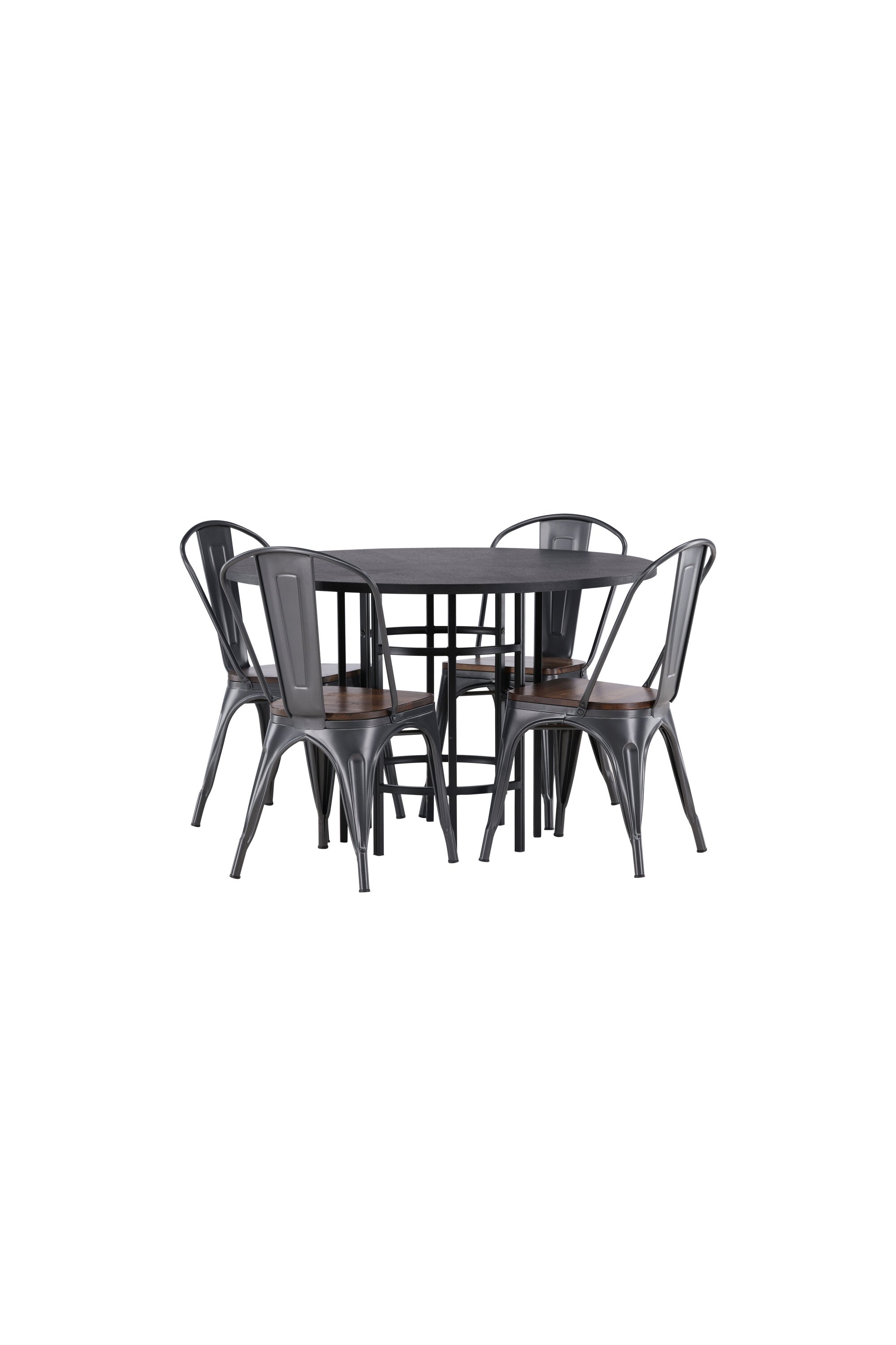 Matgrupp Copenhagen med 4st matstolar Tempe-GR Dining Set-Venture Home-peaceofhome.se