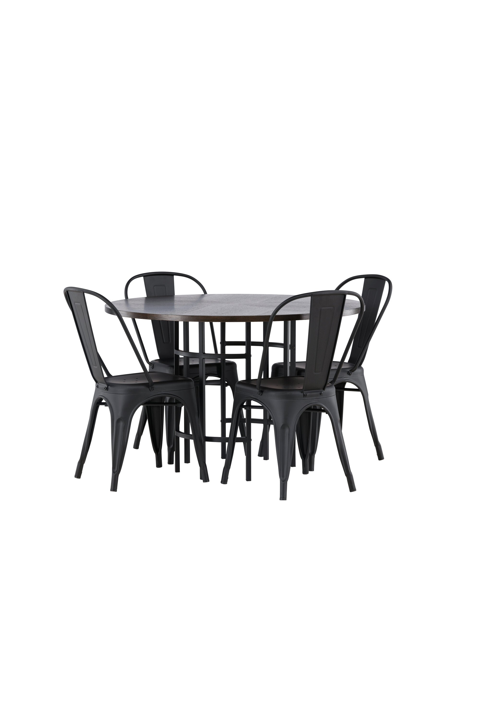 Matgrupp Copenhagen med 4st matstolar Tempe-GR Dining Set-Venture Home-peaceofhome.se