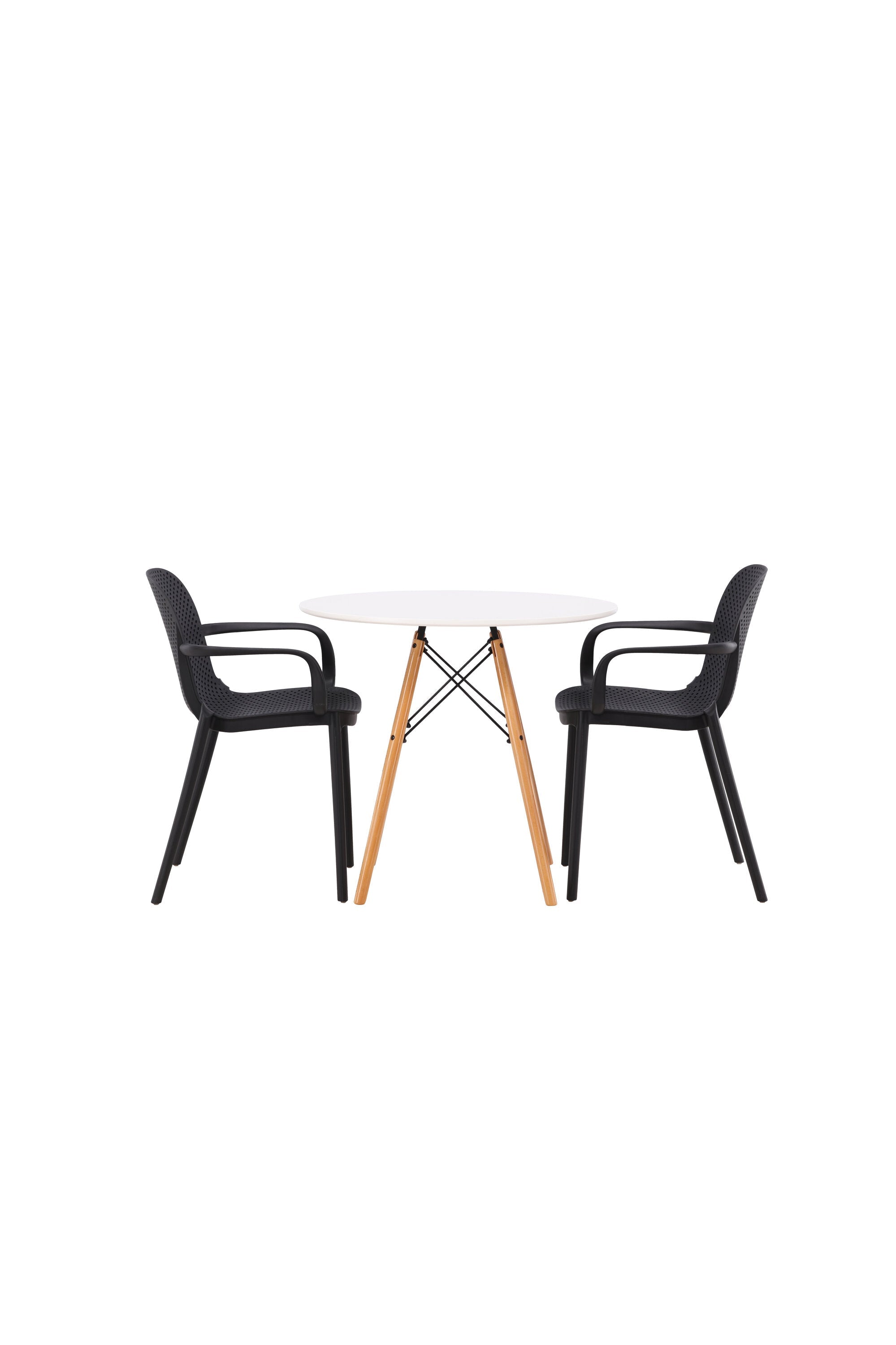 Matgrupp Danburi med 2st matstolar Baltimore-GR Dining Set-Venture Home-peaceofhome.se