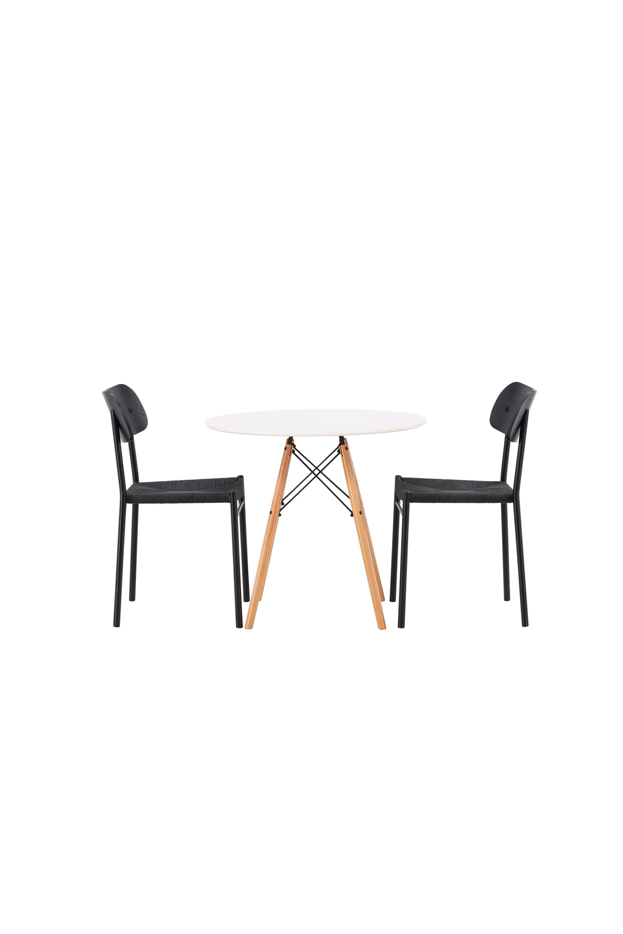 Matgrupp Danburi med 2st matstolar Polly-GR Dining Set-Venture Home-peaceofhome.se