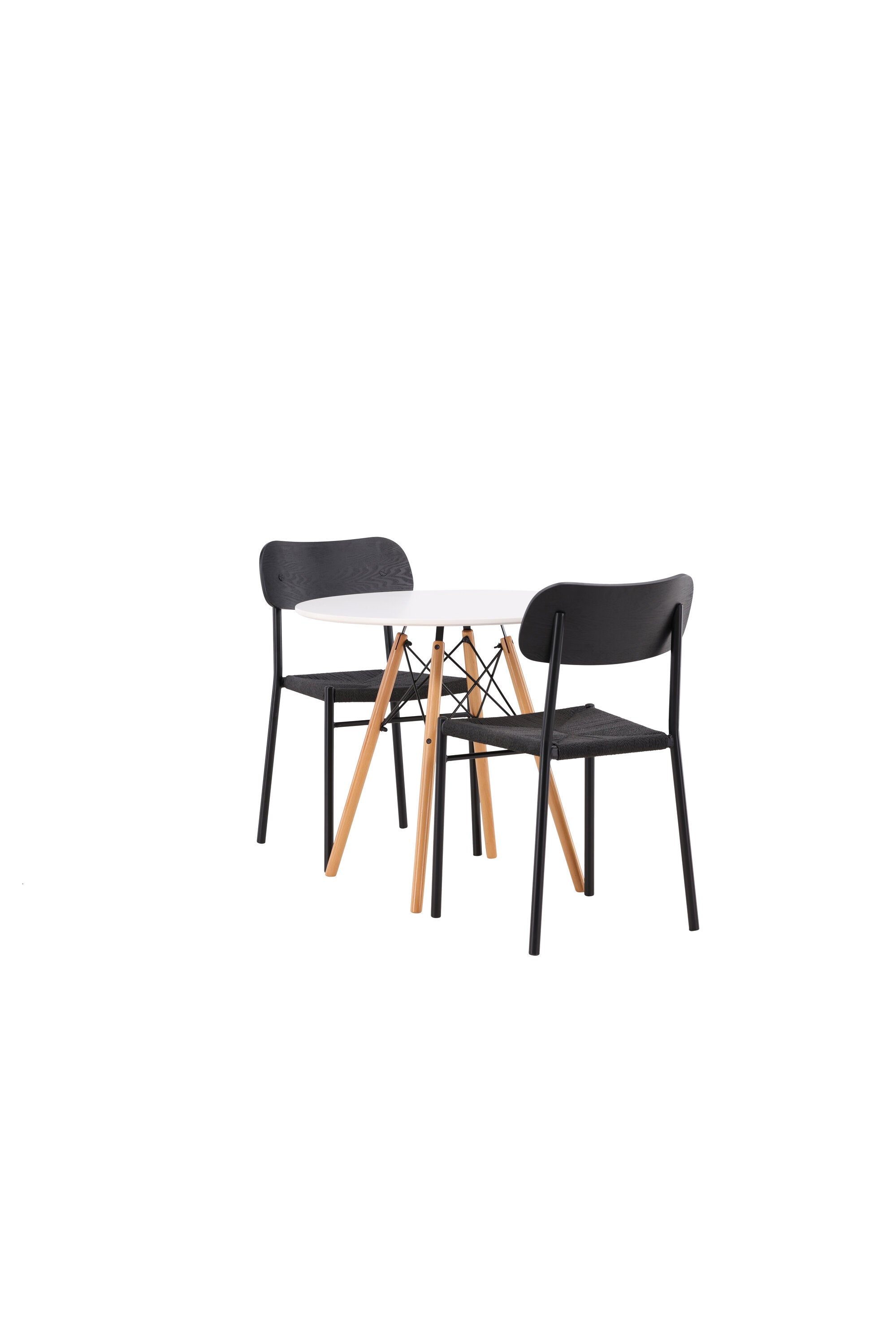 Matgrupp Danburi med 2st matstolar Polly-GR Dining Set-Venture Home-peaceofhome.se