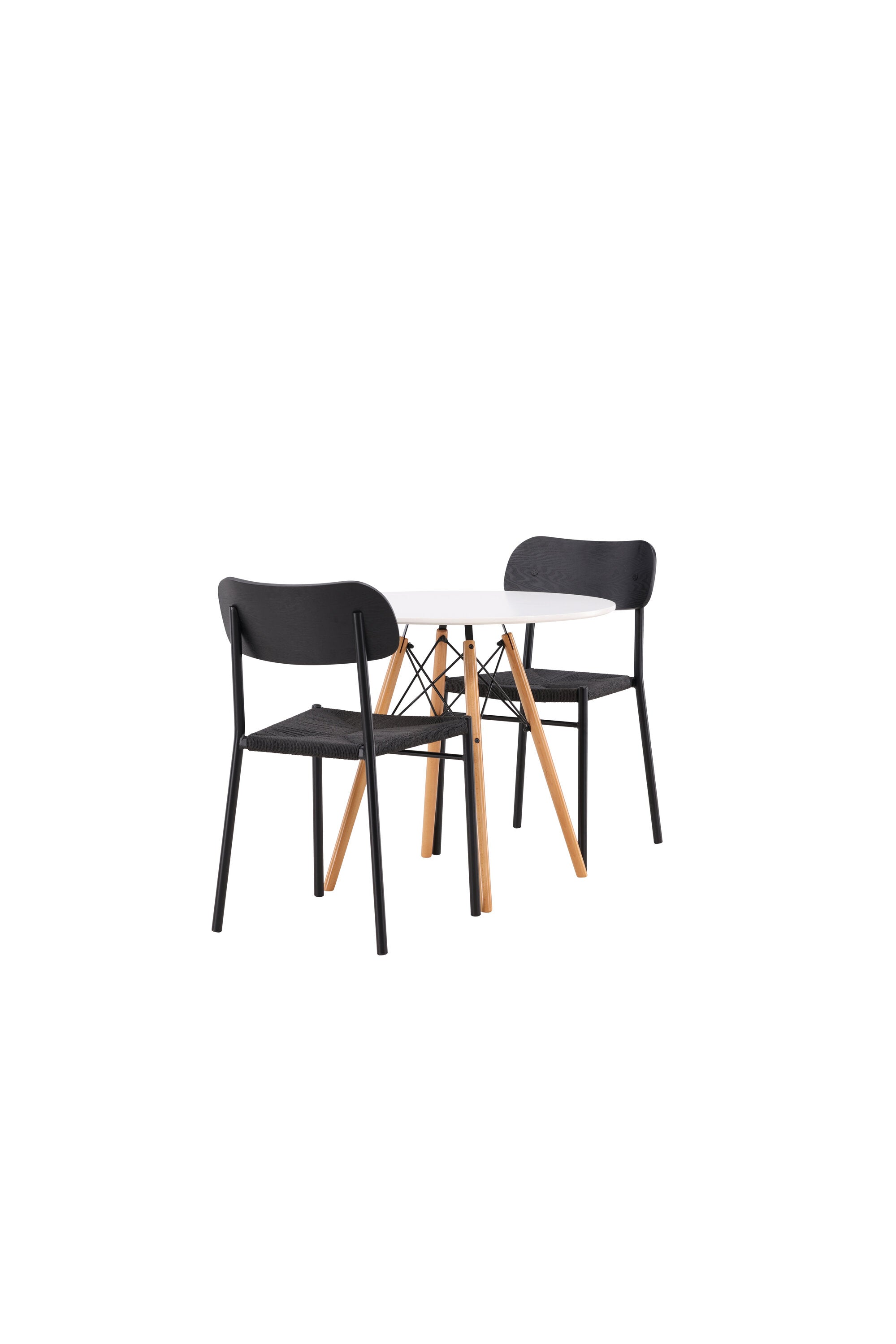 Matgrupp Danburi med 2st matstolar Polly-GR Dining Set-Venture Home-peaceofhome.se