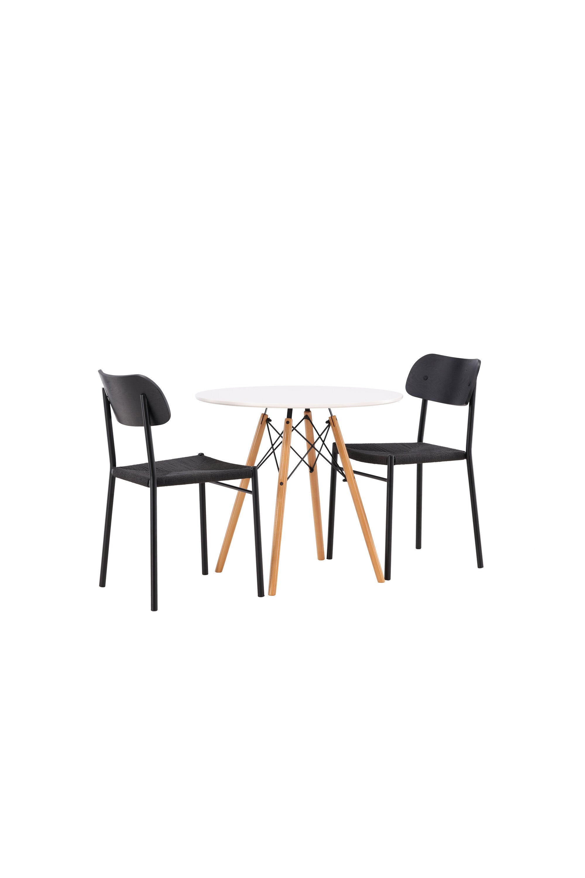 Matgrupp Danburi med 2st matstolar Polly-GR Dining Set-Venture Home-peaceofhome.se