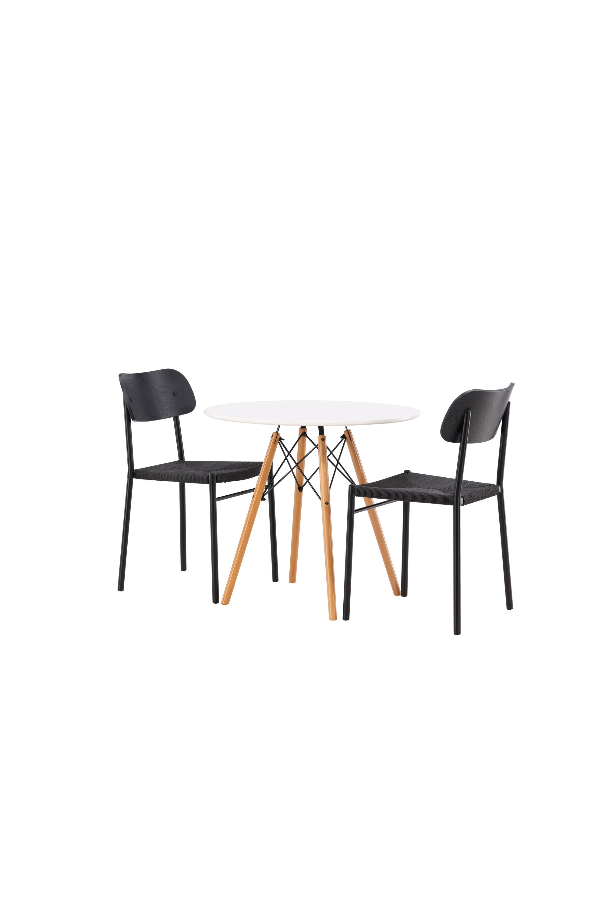 Matgrupp Danburi med 2st matstolar Polly-GR Dining Set-Venture Home-peaceofhome.se