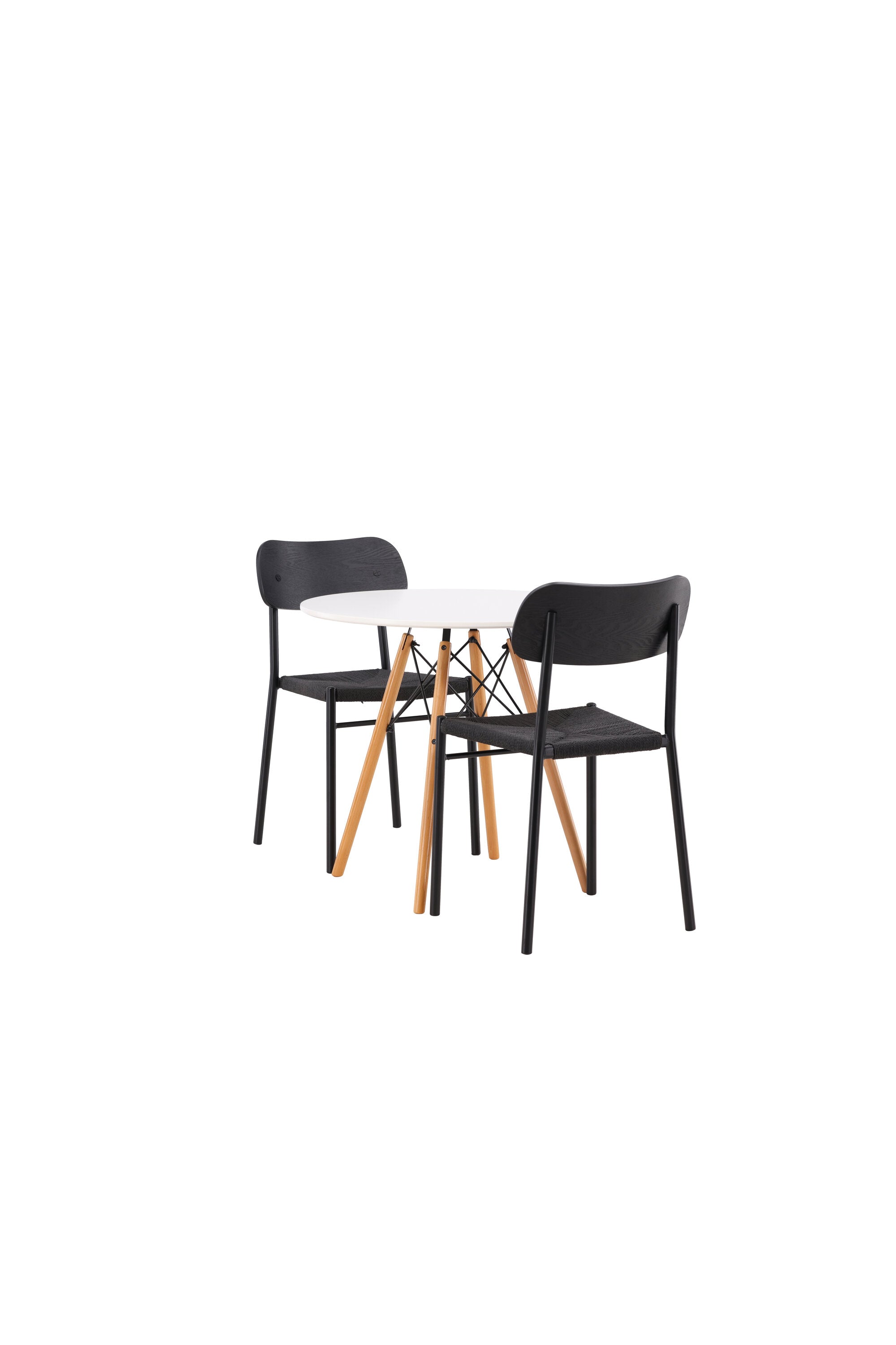 Matgrupp Danburi med 2st matstolar Polly-GR Dining Set-Venture Home-peaceofhome.se