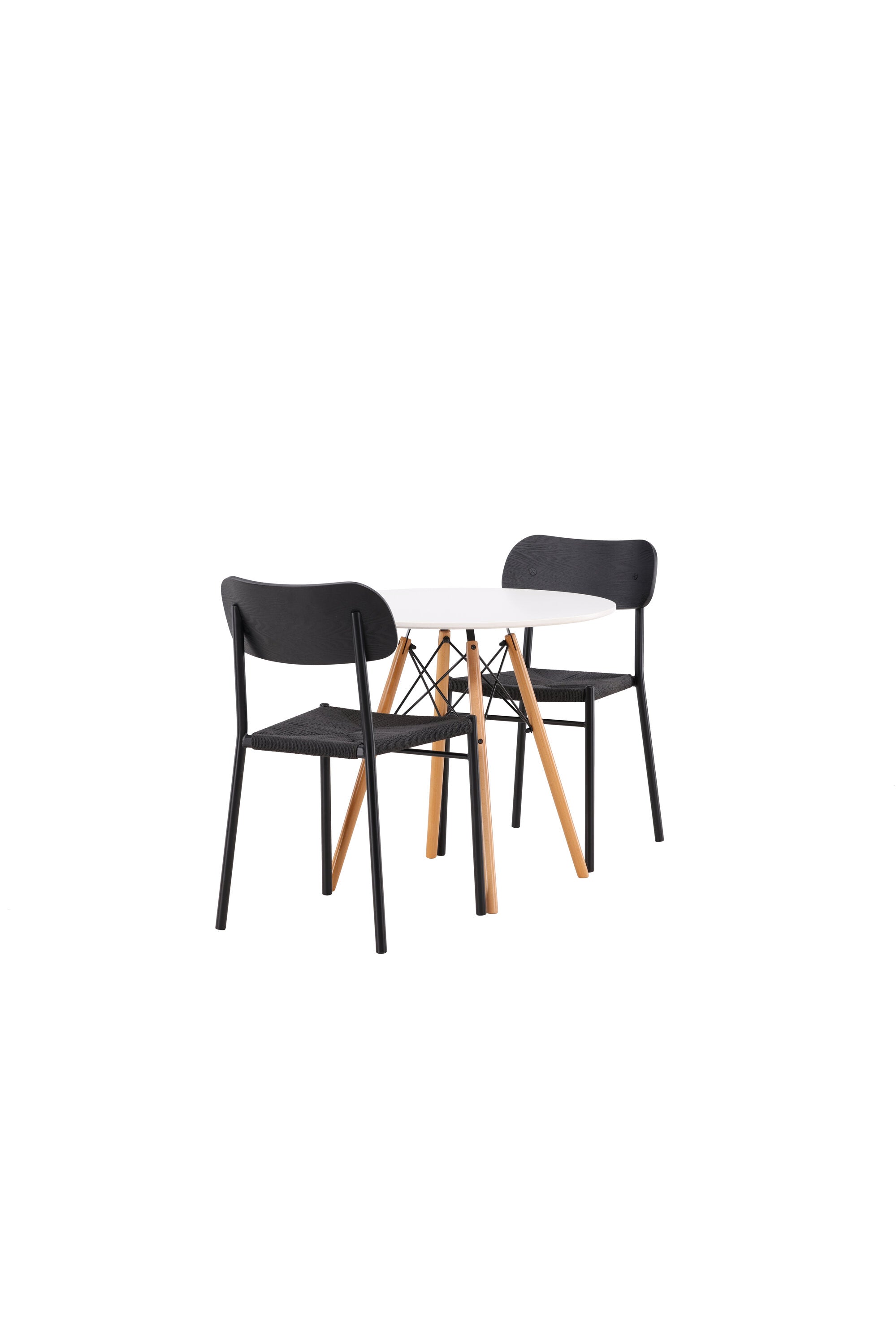 Matgrupp Danburi med 2st matstolar Polly-GR Dining Set-Venture Home-peaceofhome.se