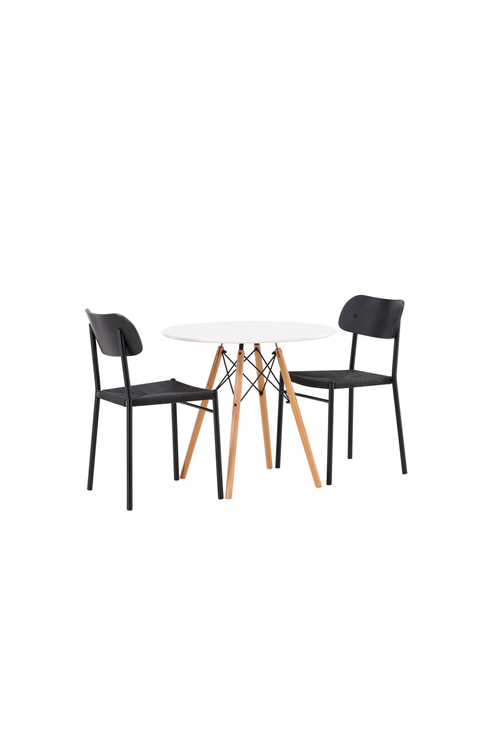 Matgrupp Danburi med 2st matstolar Polly-GR Dining Set-Venture Home-peaceofhome.se