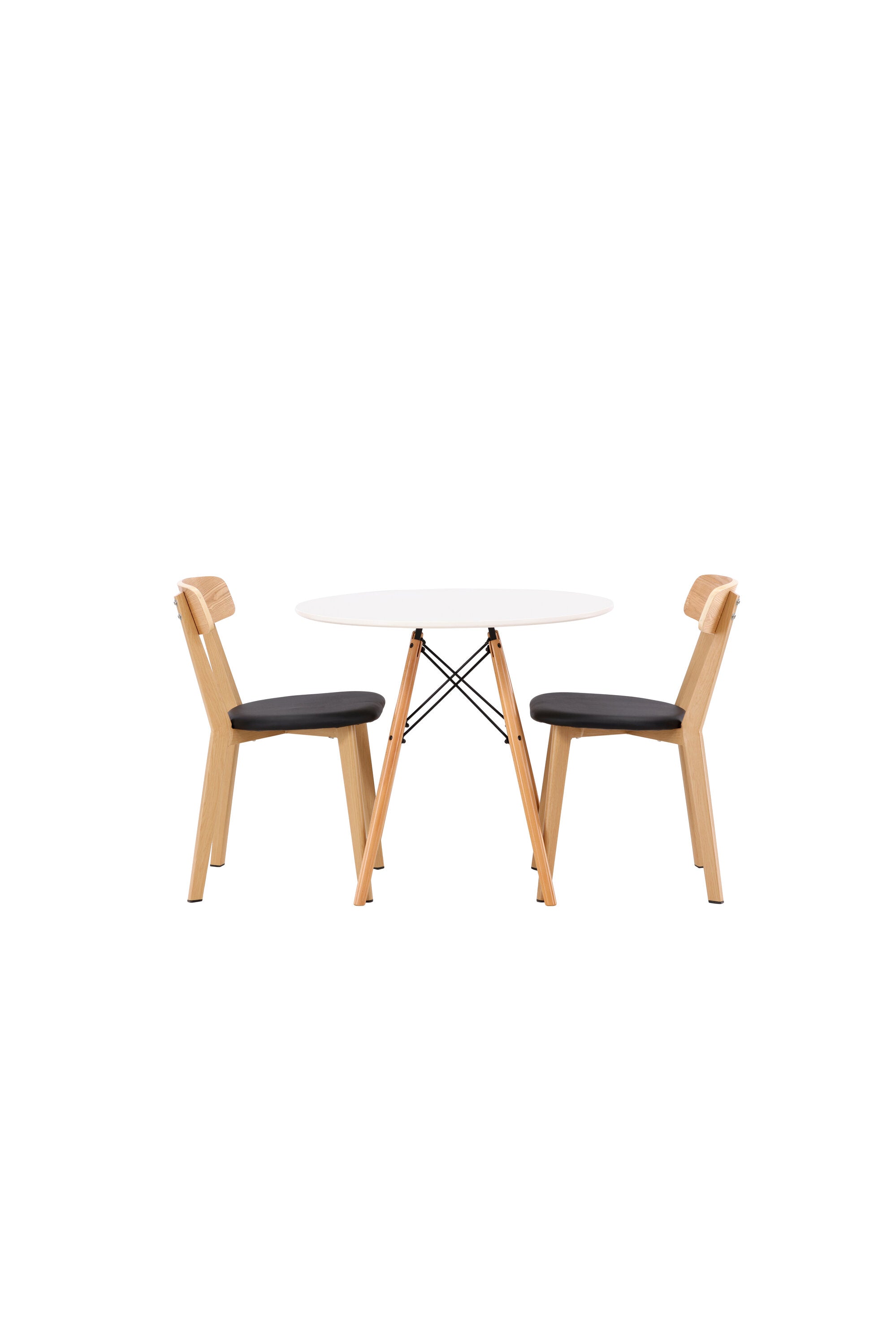 Matgrupp Danburi med 2st matstolar Sanjos-GR Dining Set-Venture Home-peaceofhome.se