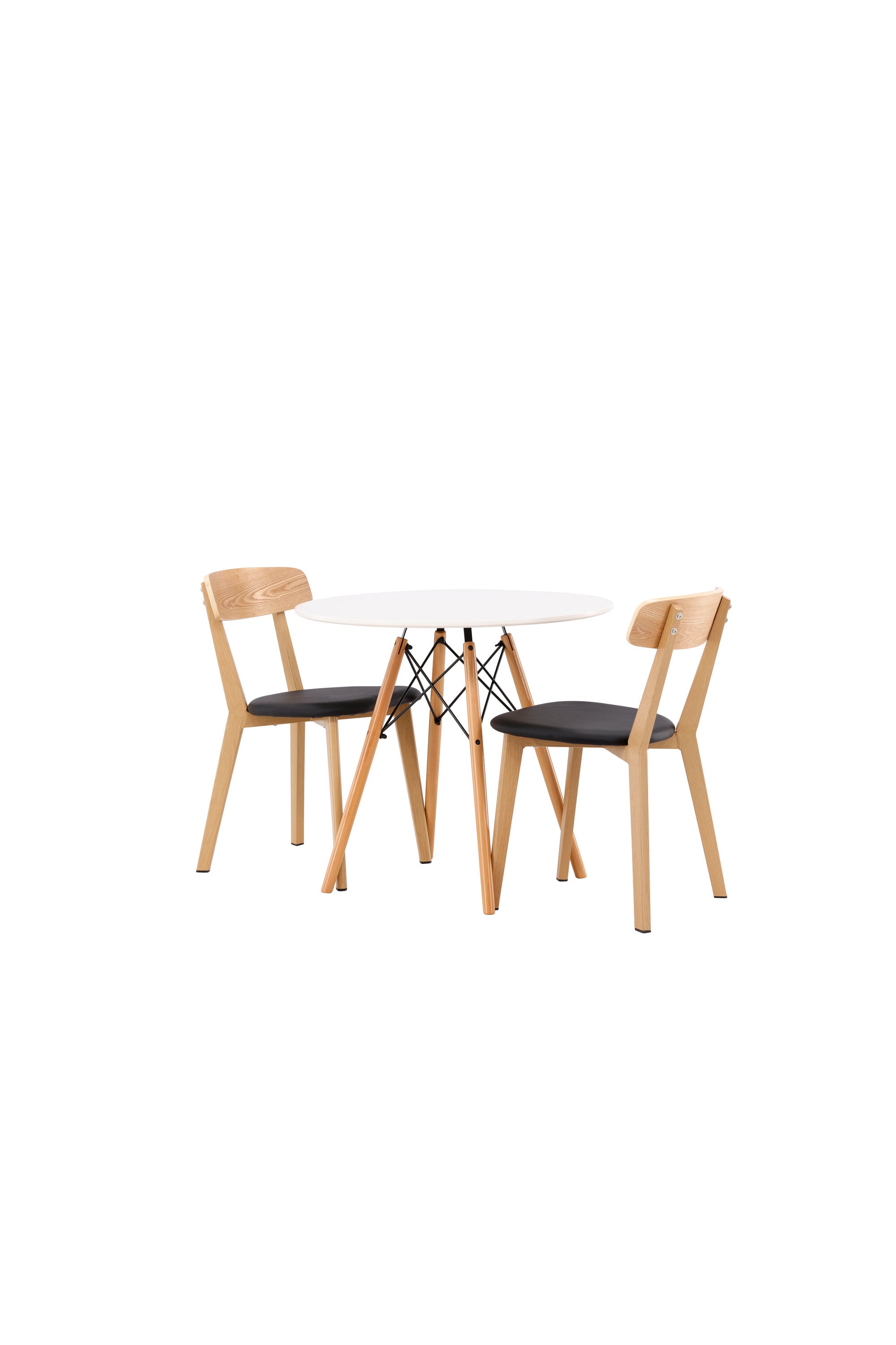 Matgrupp Danburi med 2st matstolar Sanjos-GR Dining Set-Venture Home-peaceofhome.se