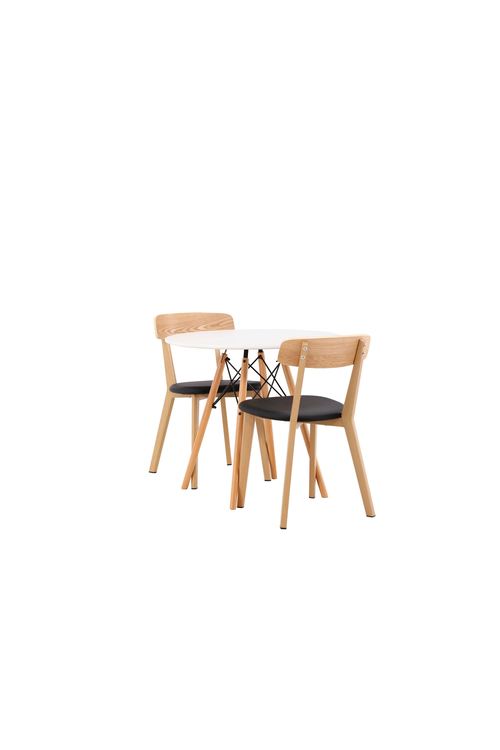 Matgrupp Danburi med 2st matstolar Sanjos-GR Dining Set-Venture Home-peaceofhome.se